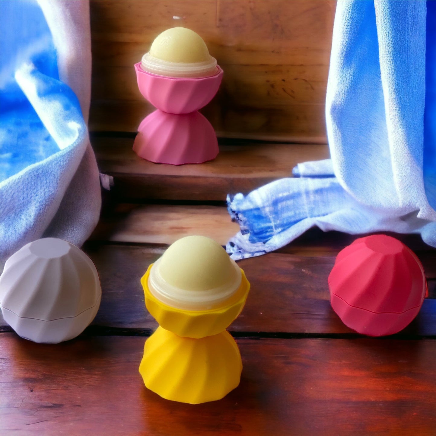 Lip Balm Moisturizing Pods Chapped Dry Lip Relief Women Teens Men Vitamin E Flavor Scent by NailedInColor