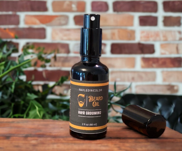 Unscented Natural Beard Oil for Men by NailedInColor Beard Management Skin Protection Grooming Unscented