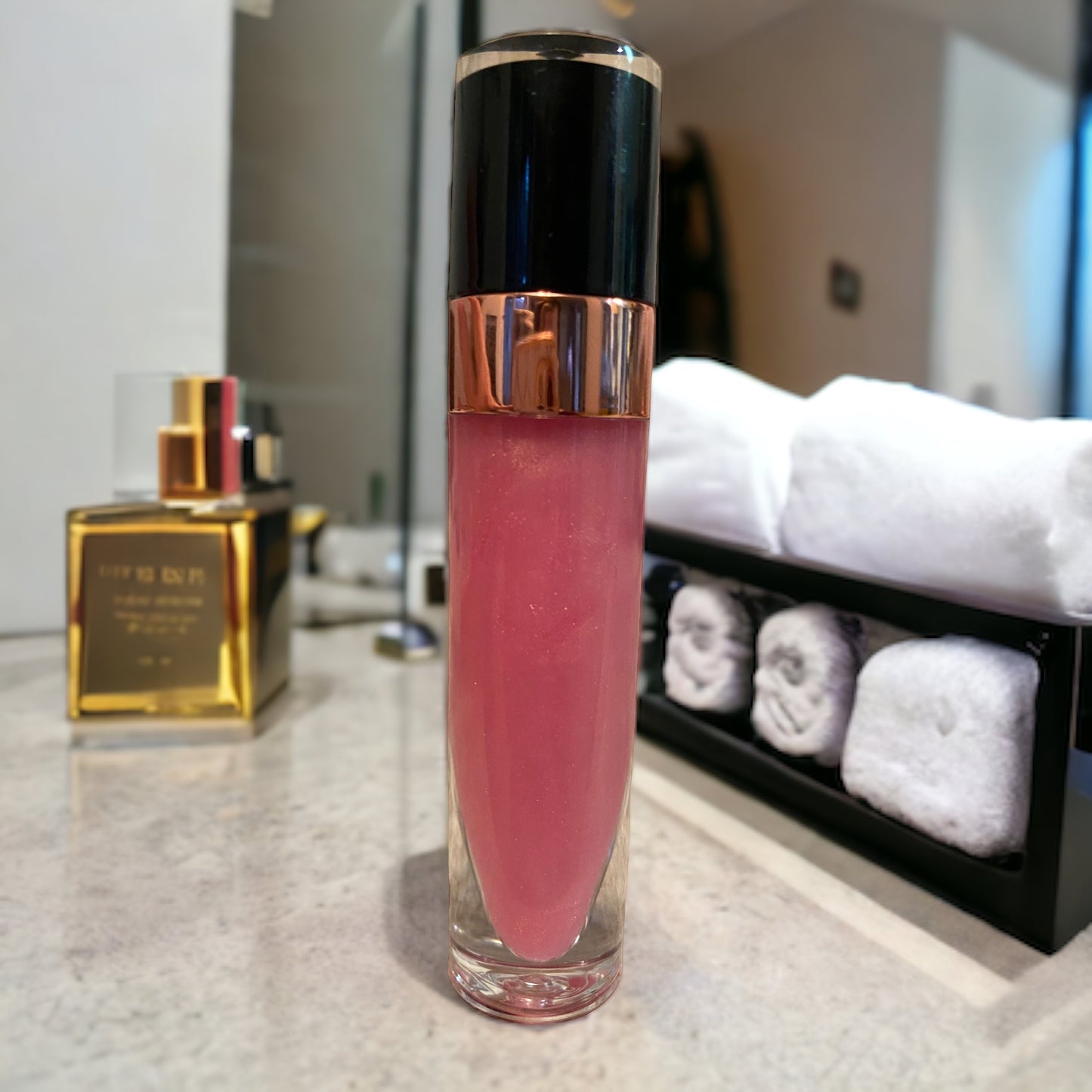 Cotton Candy Lip Gloss by NailedInColor Lip Flavor Scented Moisturizer Shine Lipstick Enhancer Topcoat