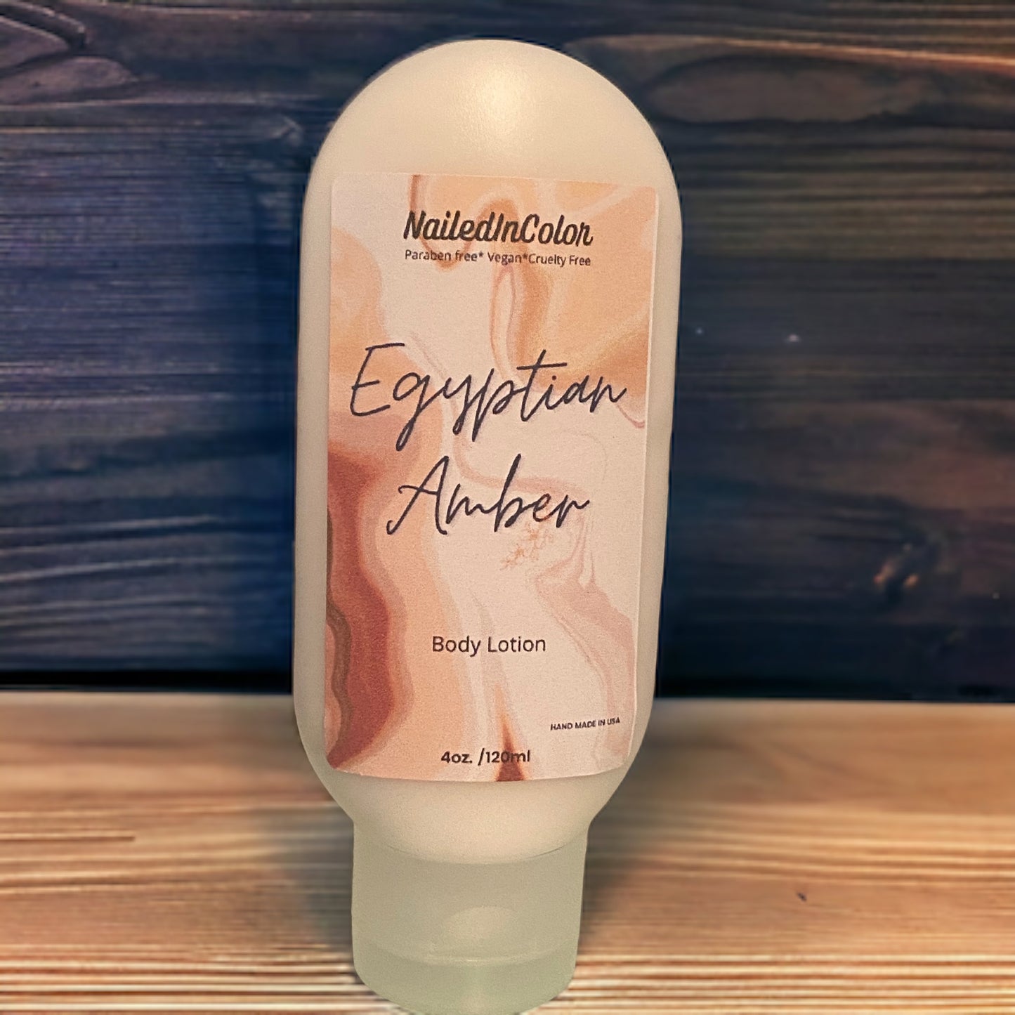 Egyptian Amber Light Scent Goats' Milk Hand & Body Lotion by NailedInColor Women's Scented Skin Healthy Moisturizer and Skin Care