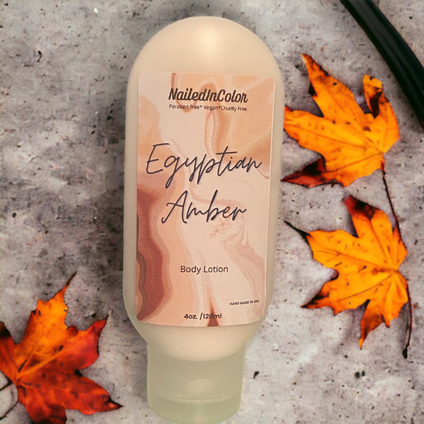 Egyptian Amber Light Scent Goats' Milk Hand & Body Lotion by NailedInColor Women's Scented Skin Healthy Moisturizer and Skin Care