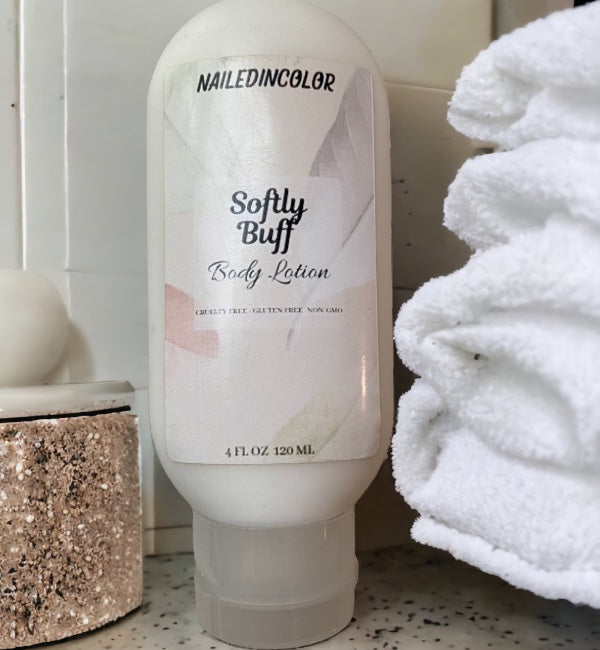 Softly Buff Unscented Hand & Body Lotion with Goats' Milk by NailedInColor Women's Skin Care Moisturizer