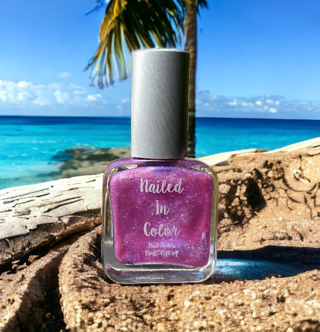 Bridal Blush- Shimmery Pearlescent Chameleon Nail Color Ladie's Teens Nail Polish Color Shift by NailedInColor