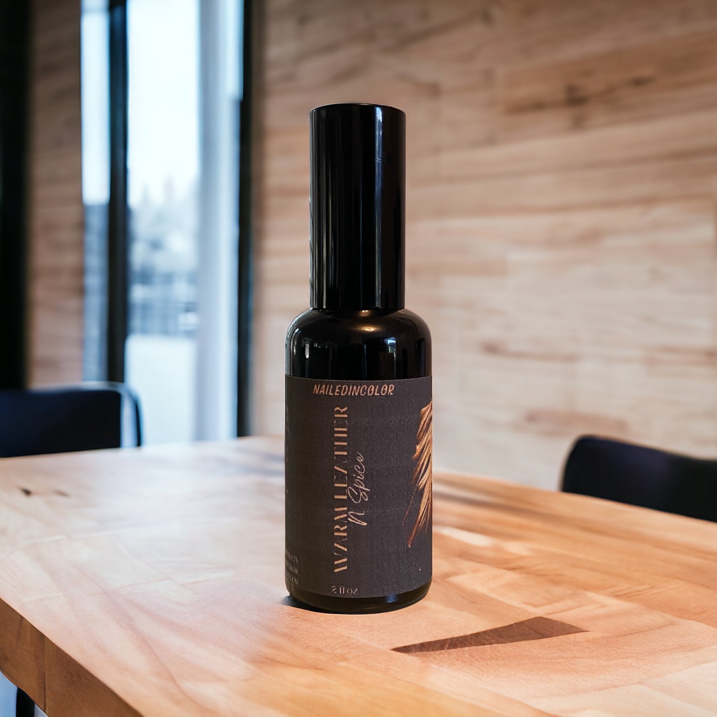 Warm Leather N Spice Beard Oil for Men by NailedInColor Skin Health Itch Relief Beard Management Grooming