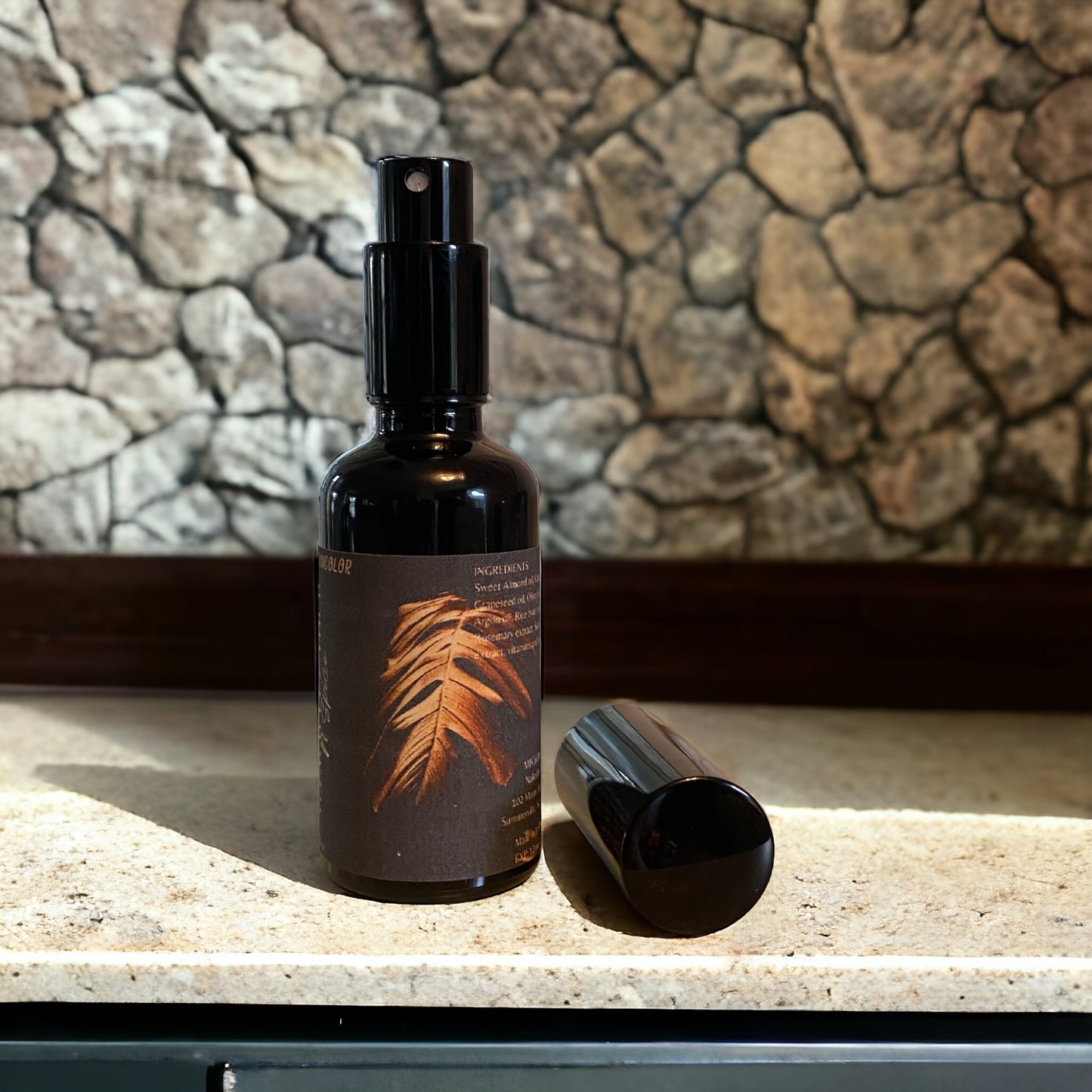 Warm Leather N Spice Beard Oil for Men by NailedInColor Skin Health Itch Relief Beard Management Grooming