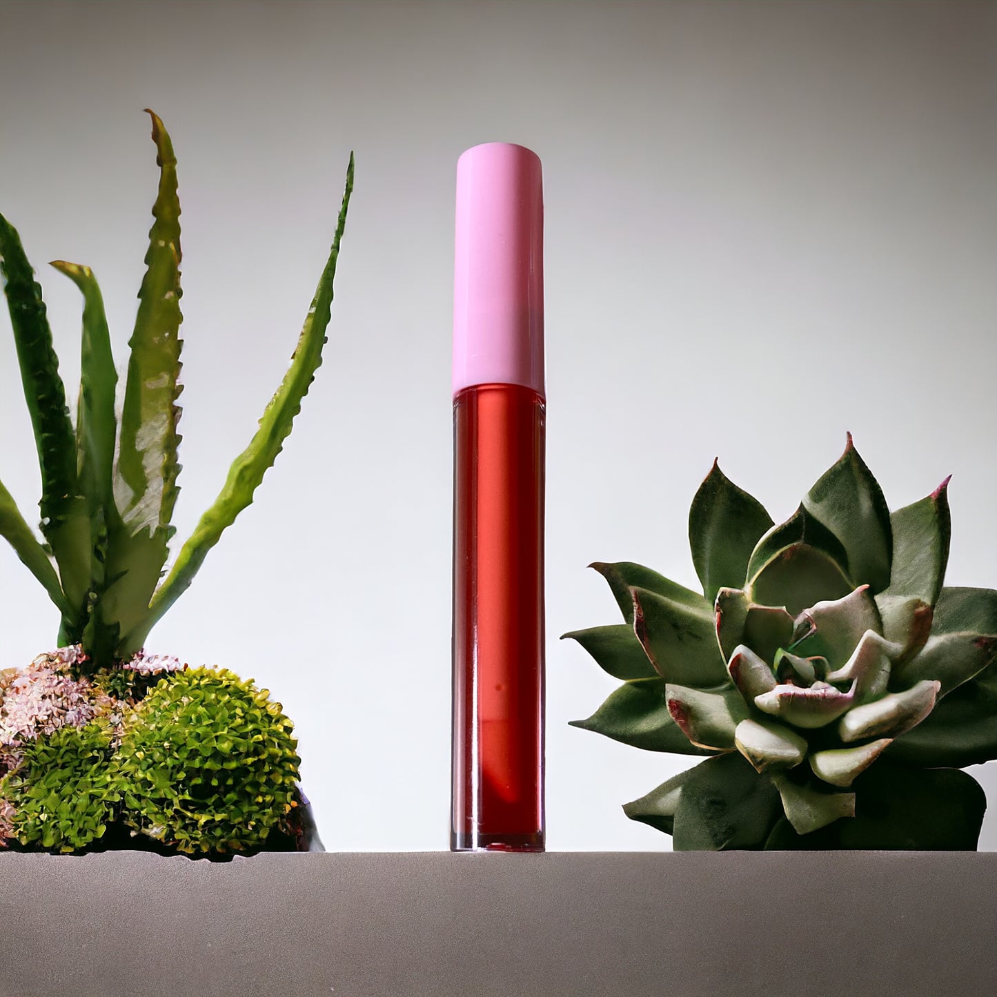 Luscious Watermelon Jelly Gloss Ladie's Lip Gloss Moisturize Lipstick Enhancer Topcoat by NailedInColor