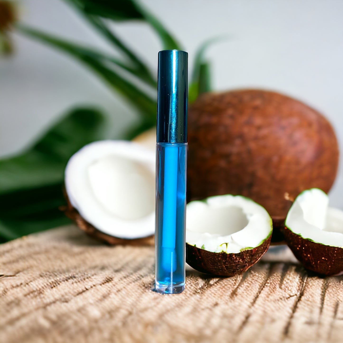 Coconut Lip Jelly by NailedInColor Women's Jelly Lip Gloss Sheer Lip Tint Topcoat Moisturizer