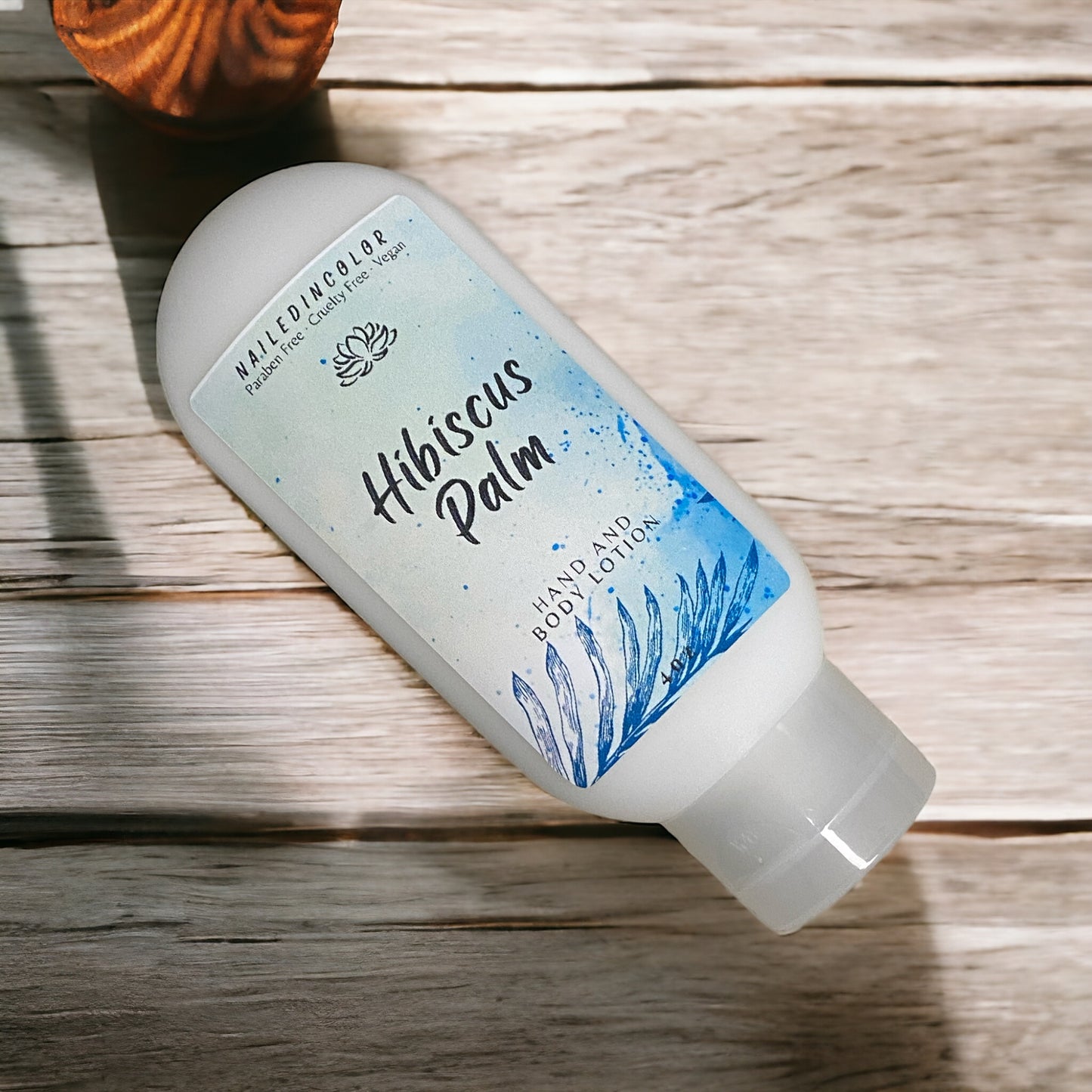 Hibiscus Palm Goats' Milk Hand & Body Lotion by NailedInColor Scented Women's Moisturizer Skin Care