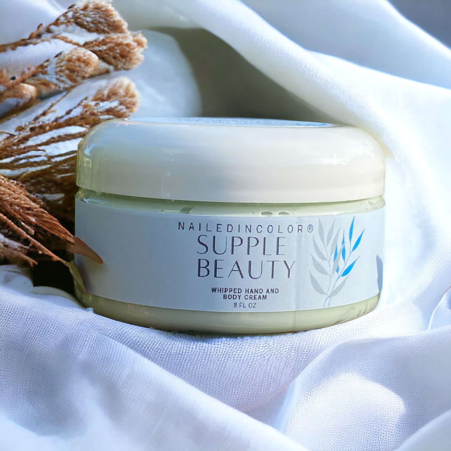 Supple Beauty-Ultra Moisturizing Hand and Body Cream by NailedInColor Extra Thick Scented Women's Skin Care Moisturizer Clean Fresh