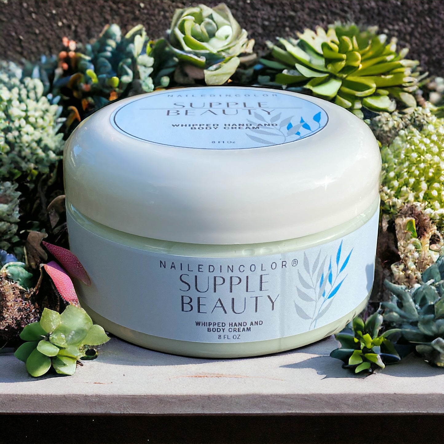 Supple Beauty-Ultra Moisturizing Hand and Body Cream by NailedInColor Extra Thick Scented Women's Skin Care Moisturizer Clean Fresh