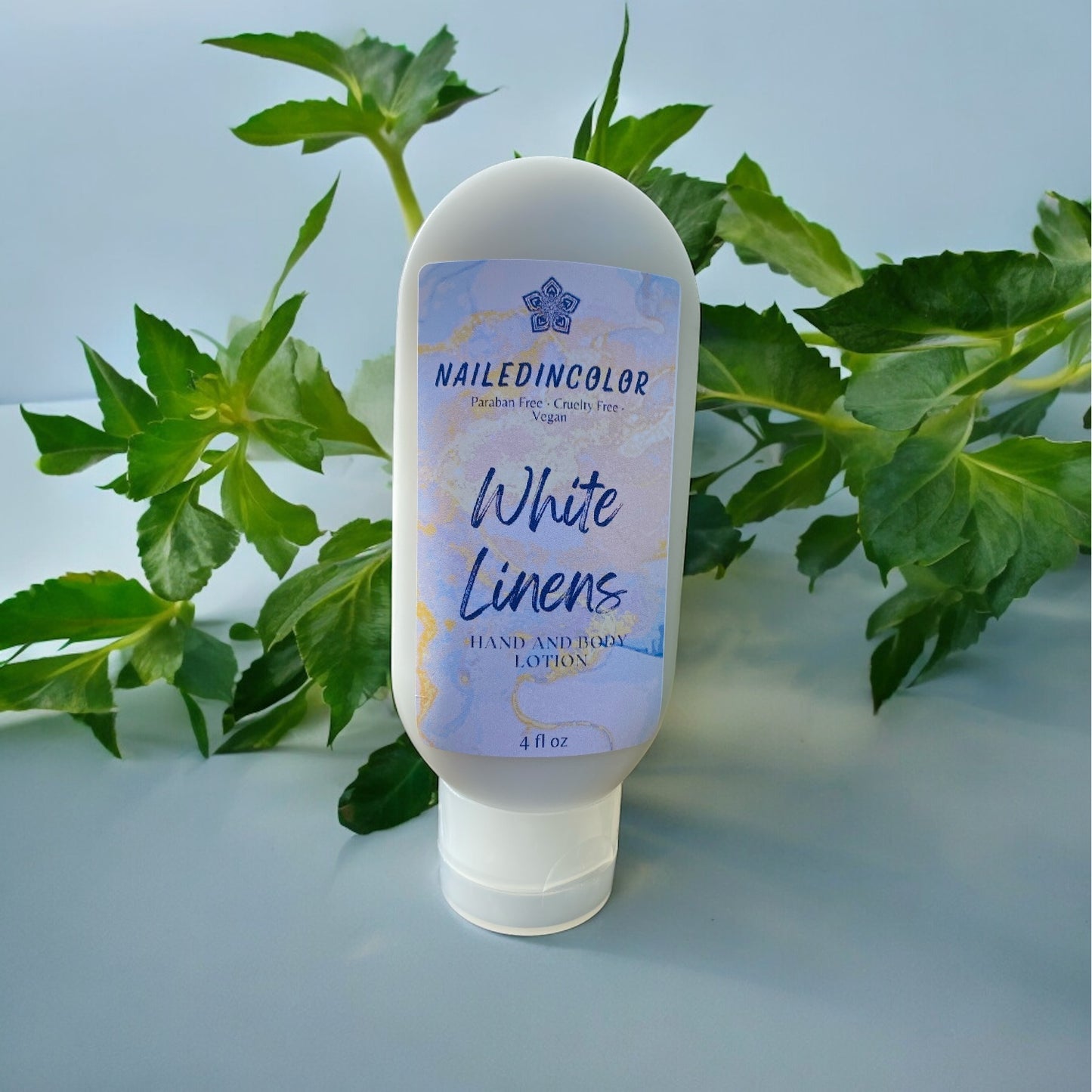 White Linens Hand & Body Goats' Milk Lotion by NailedInColor Women's Scented Skin Care Moisturizer and Skin Health