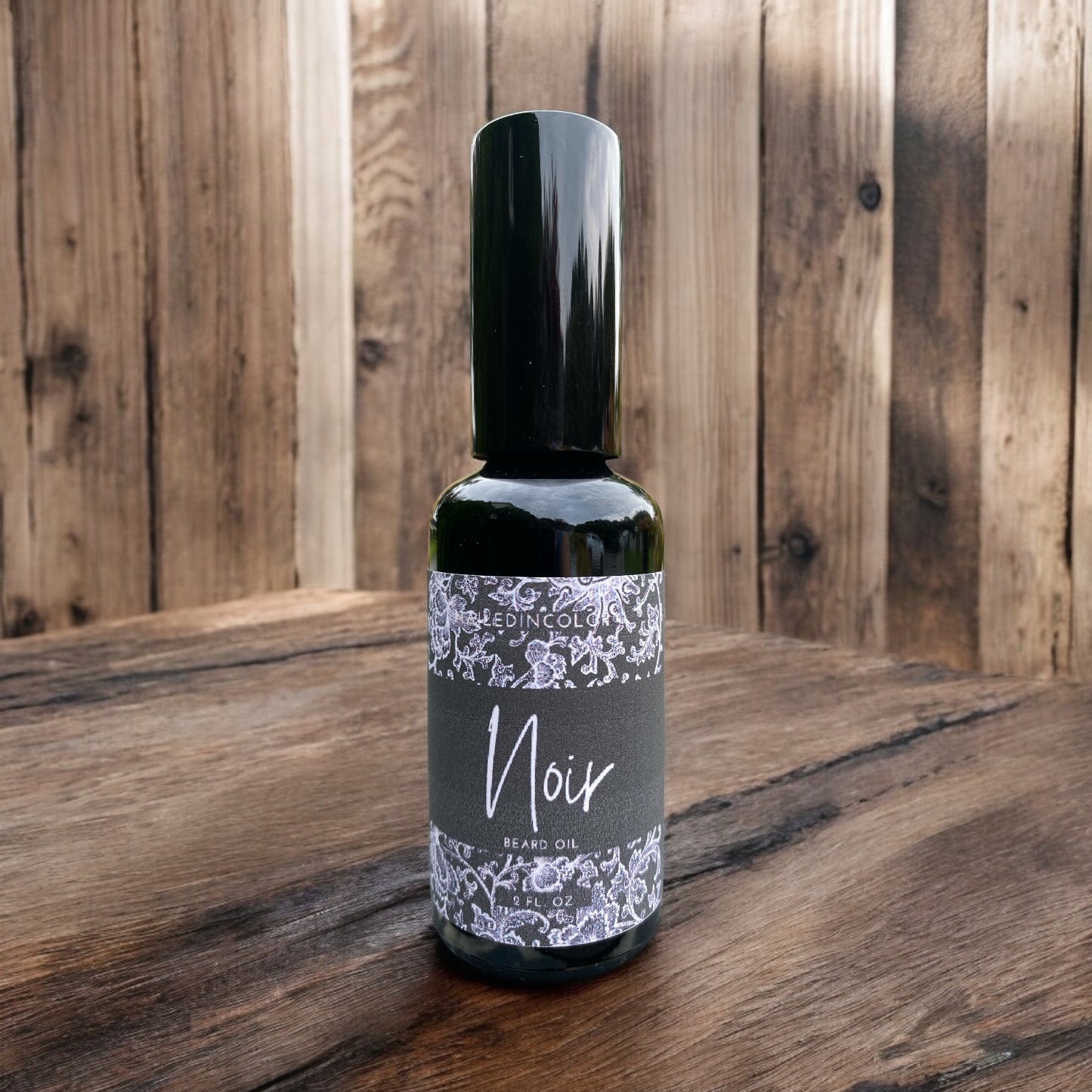 Noir Beard Oil for Men by NailedInColor Scented Beard Management Skin Care Grooming