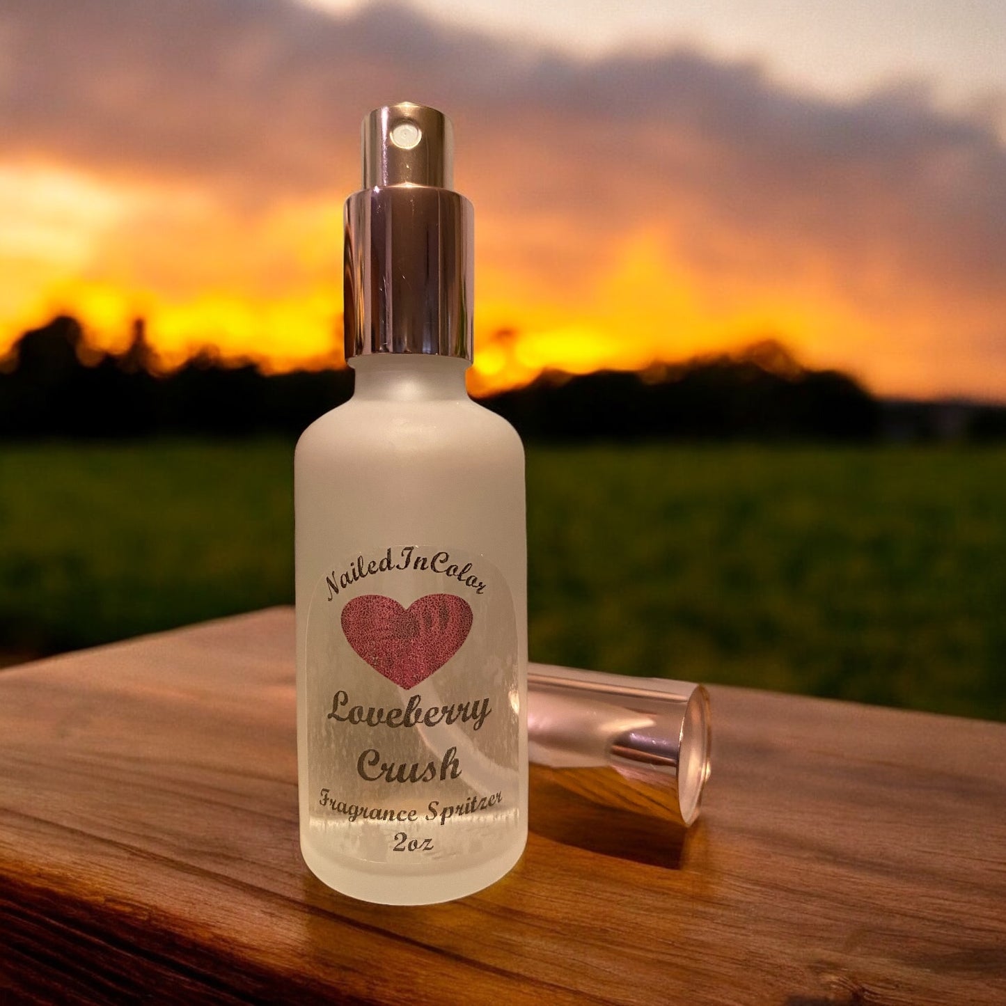 Loveberry Crush Fragrance Oil Body Mist Women's Teens Scented Body Spray by NailedInColor
