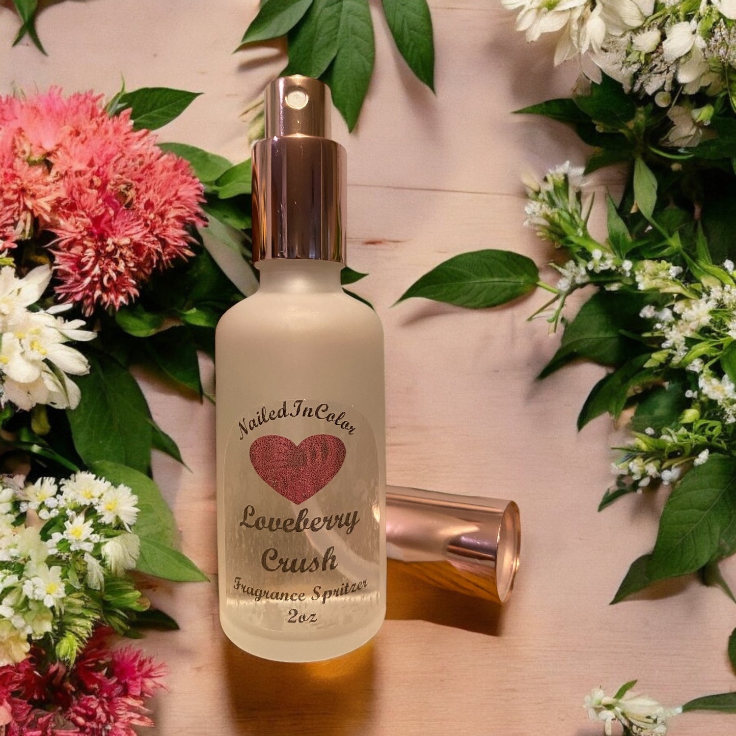Loveberry Crush Fragrance Oil Body Mist Women's Teens Scented Body Spray by NailedInColor