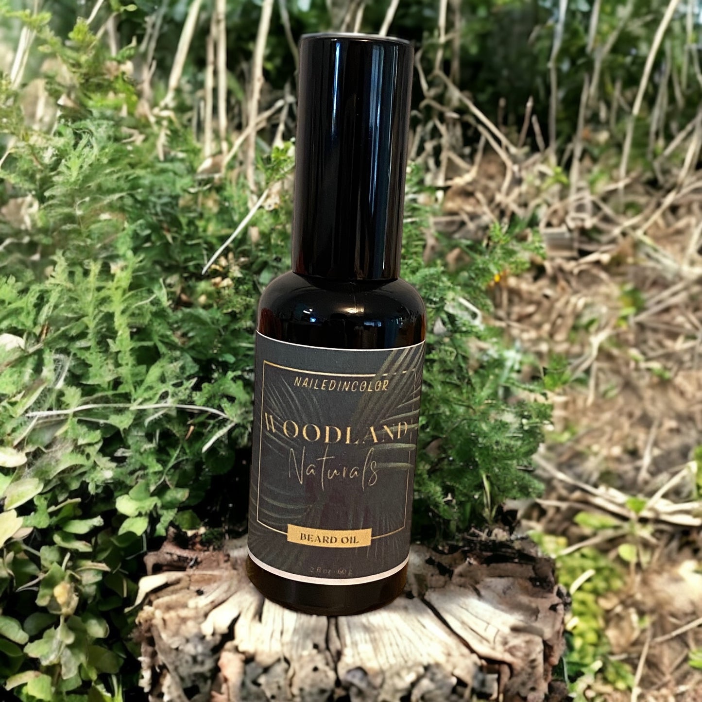 Woodland Naturals Scented Beard Oil by NailedInColor Men's Grooming Toiletry Skin Care Beard Management
