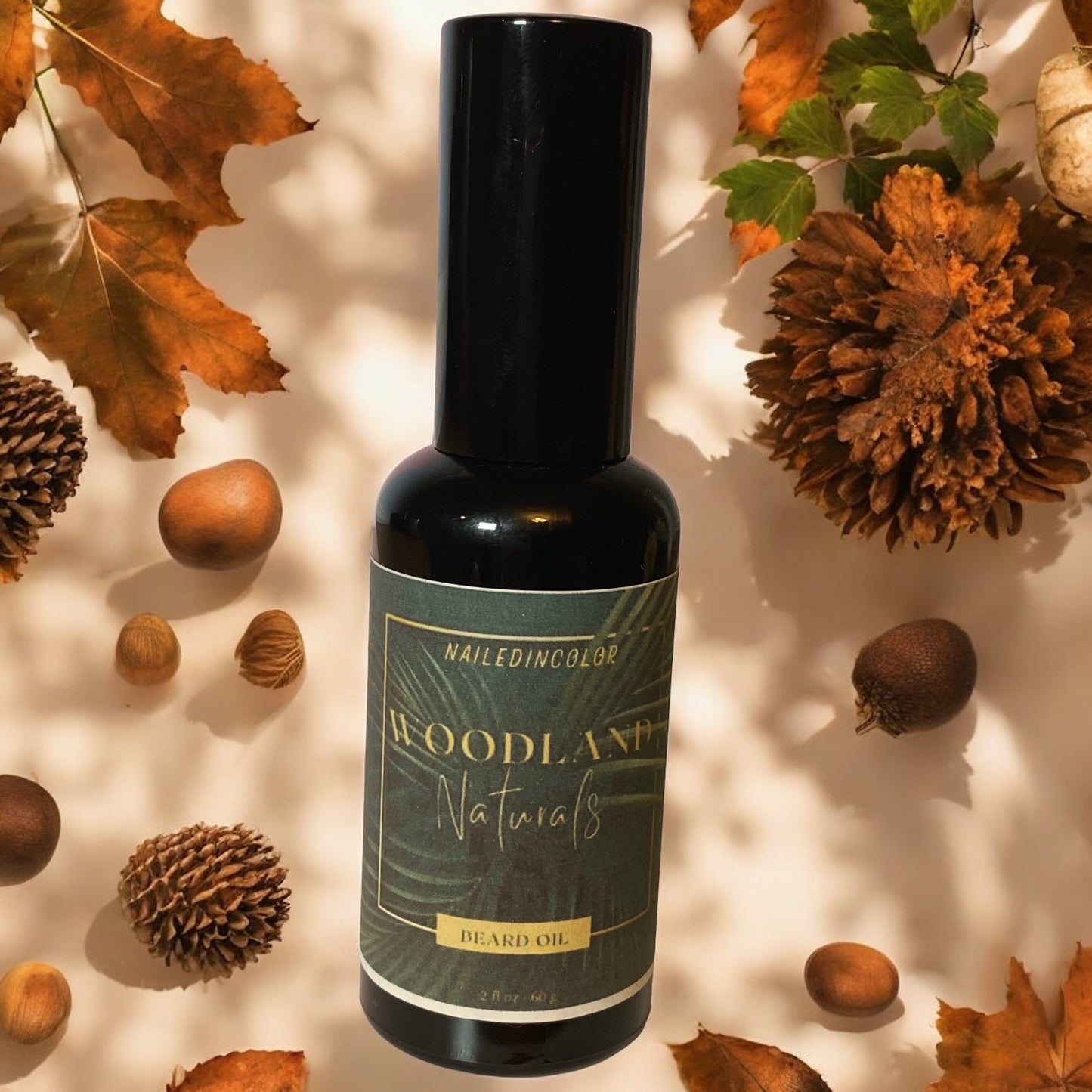 Woodland Naturals Scented Beard Oil by NailedInColor Men's Grooming Toiletry Skin Care Beard Management
