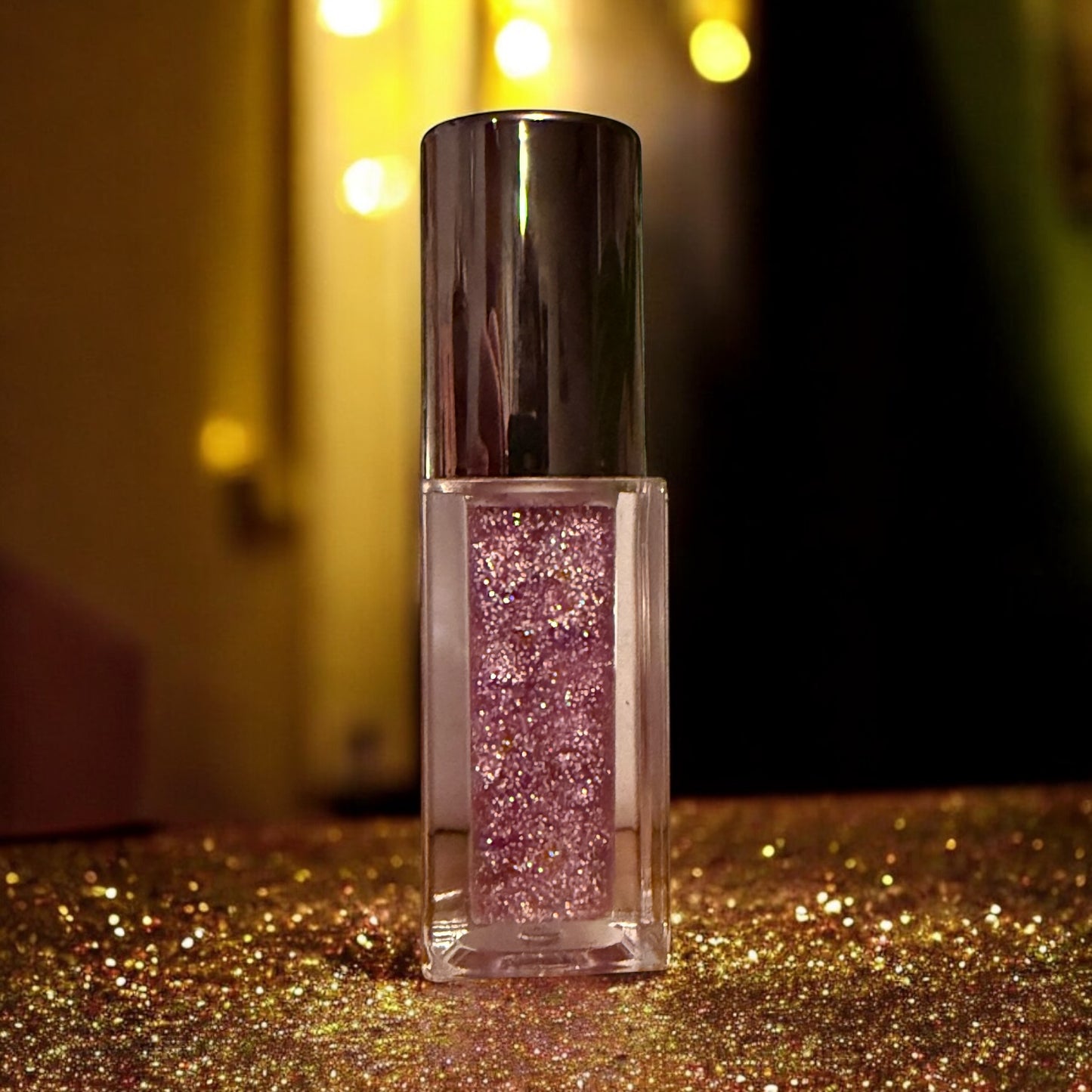Snow Cone by NailedInColor Lip Gloss Holographic Sparkle Cosmetic Women Teens Sheer