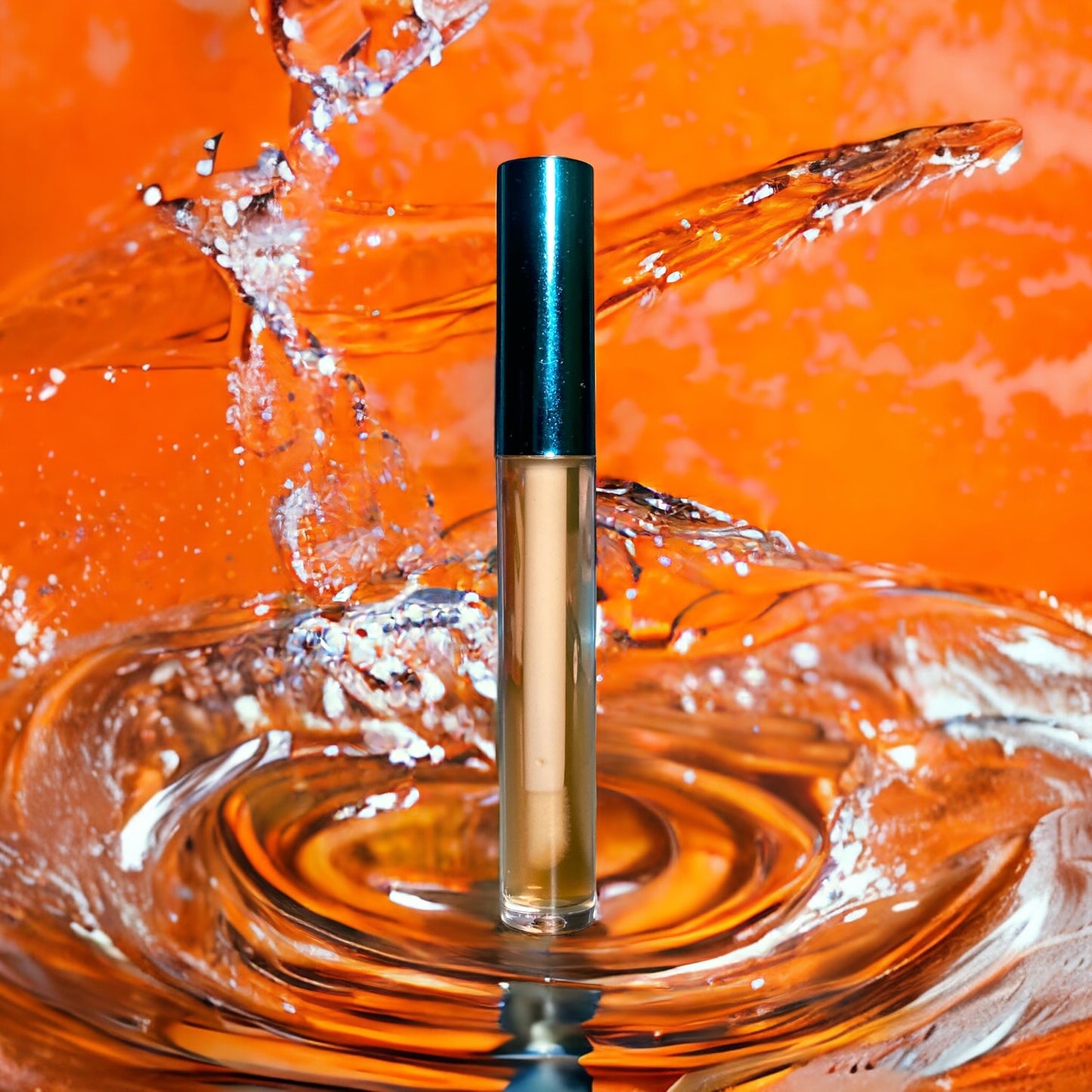 Orange Sherbet by NailedInColor Jelly Lip Gloss Women's Sheer Lip Color Tint Moisturizer Topcoat