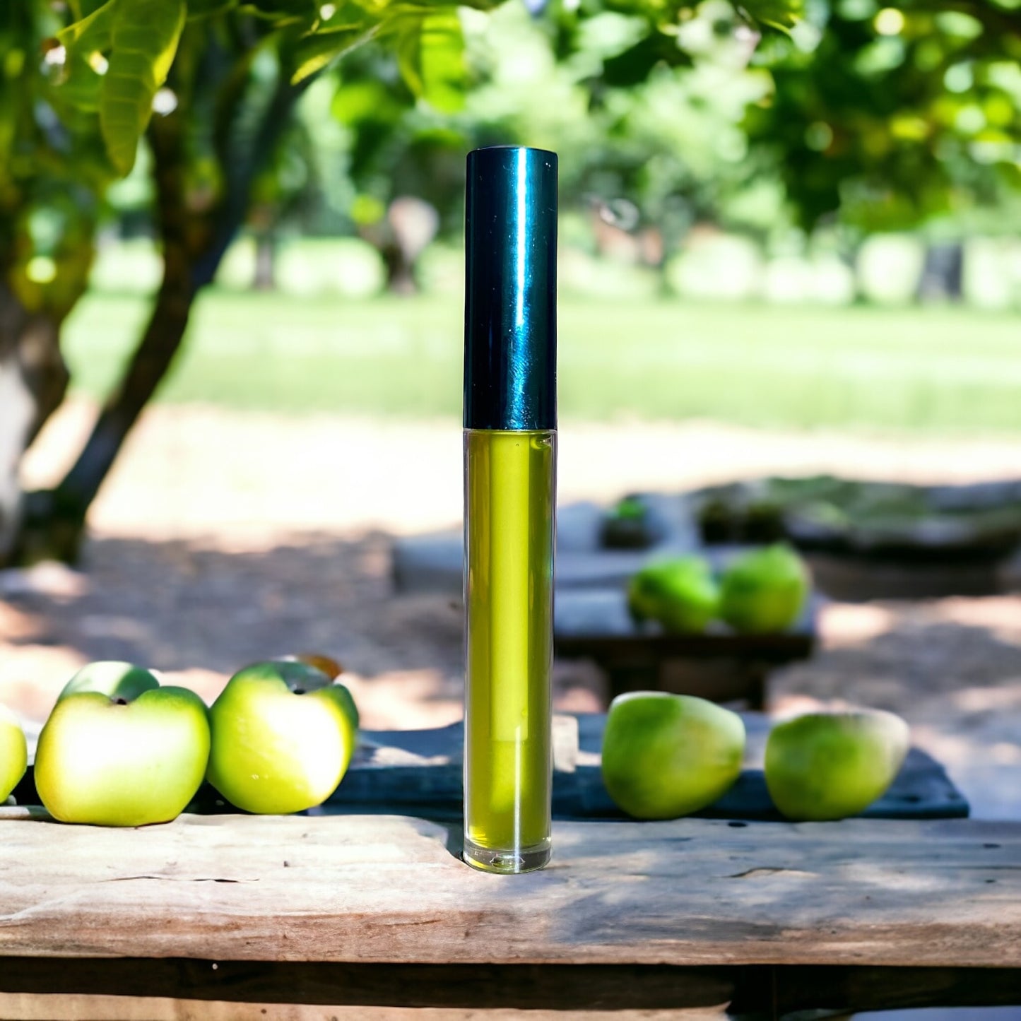 Sour Apple Jelly Lip Gloss Women's Teens Lip Gloss Tint Moisturizer by NailedInColor