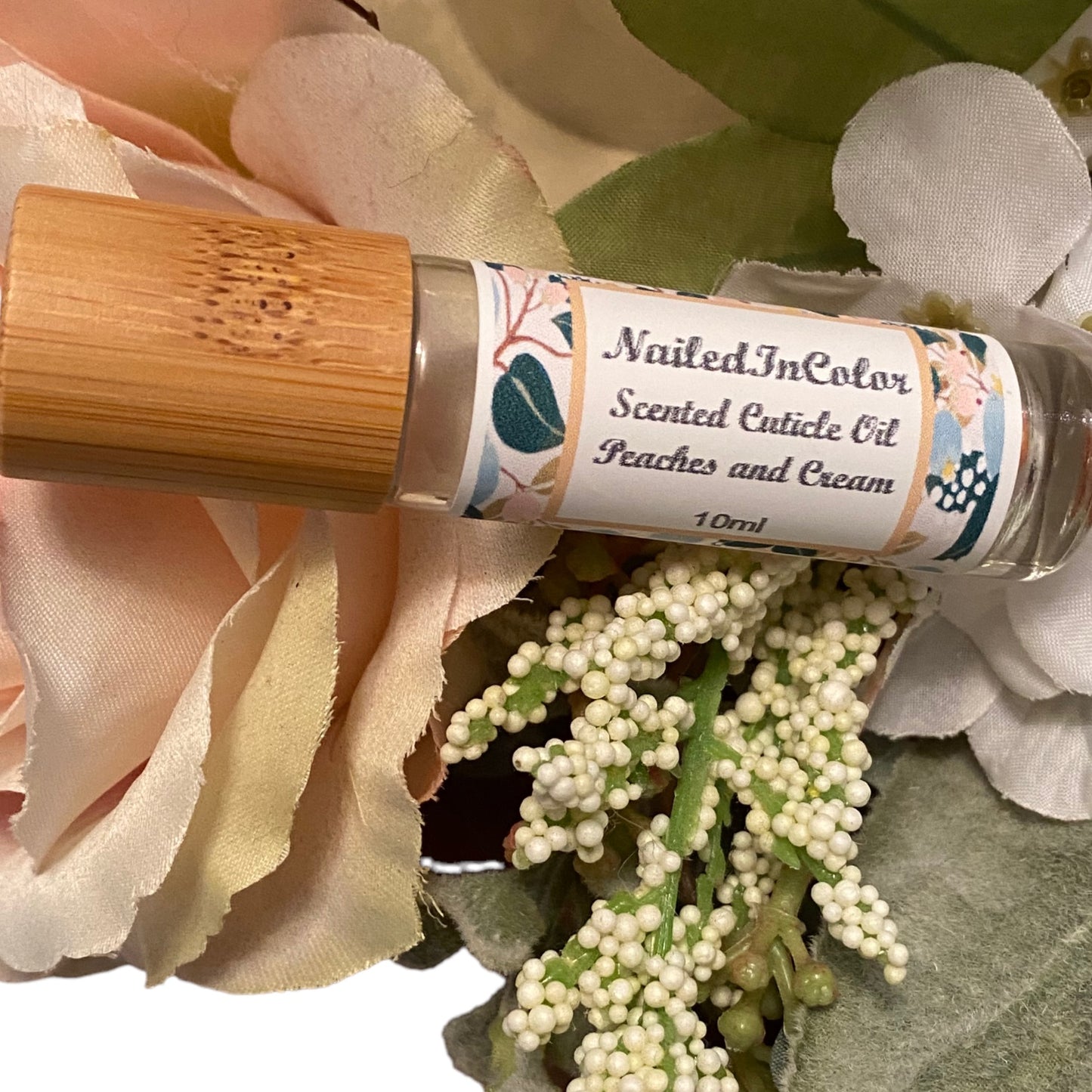 Peaches N Cream Cuticle Oil by NailedInColor Nail Health Cuticle Conditioning Scented Manicure