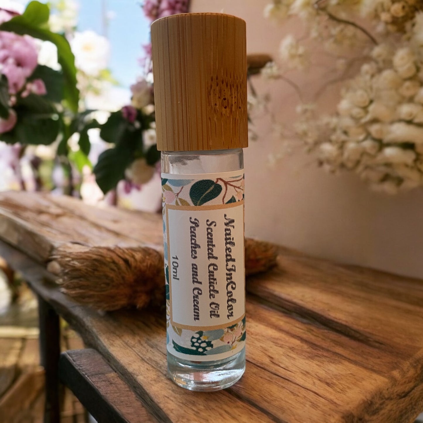 Peaches N Cream Cuticle Oil by NailedInColor Nail Health Cuticle Conditioning Scented Manicure