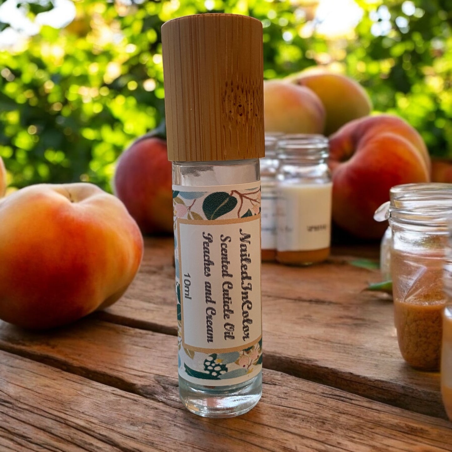 Peaches N Cream Cuticle Oil by NailedInColor Nail Health Cuticle Conditioning Scented Manicure