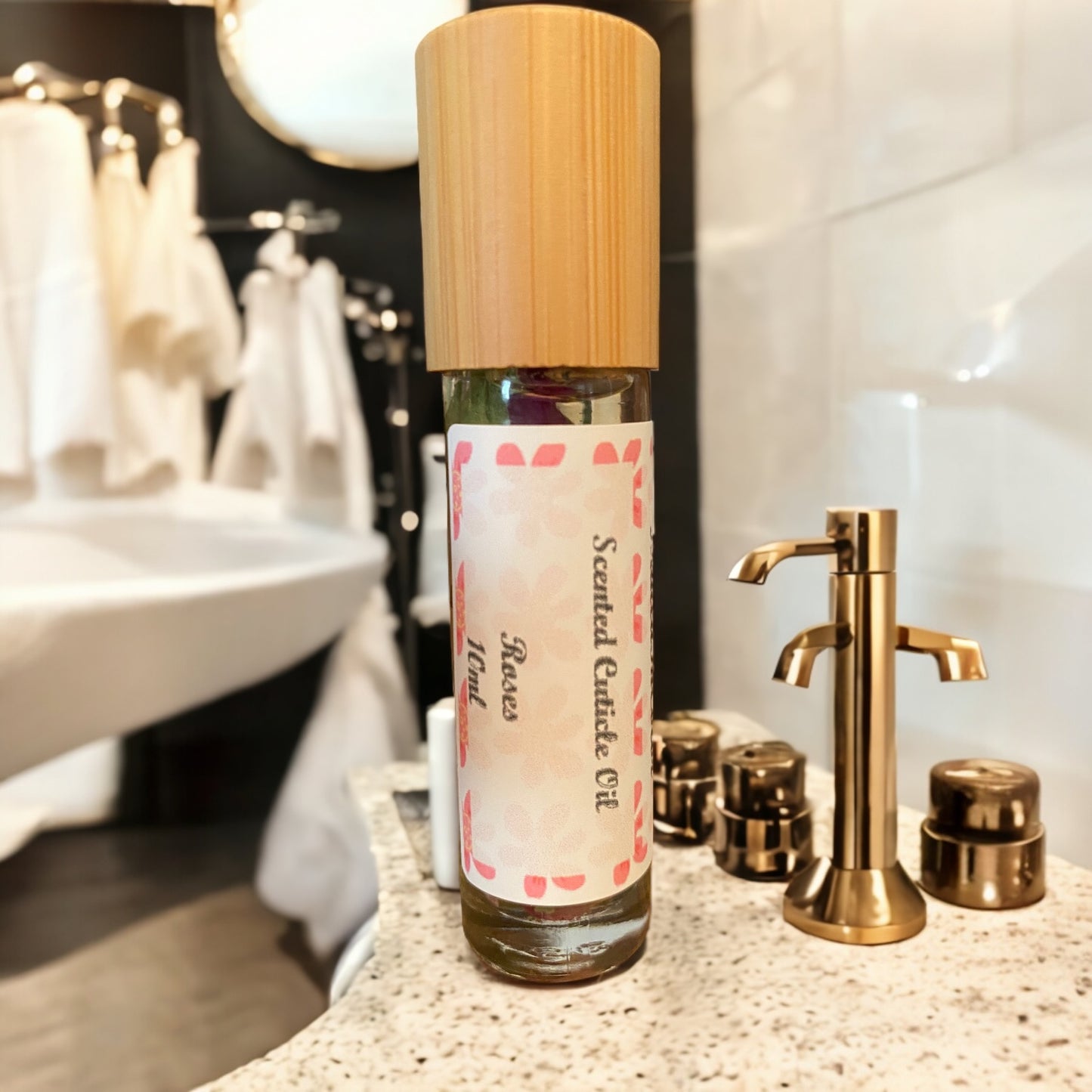 Roses-Scented Cuticle Oil-Women's Cosmetics-Nail Conditioning-Moisturizer-Nail Protectant