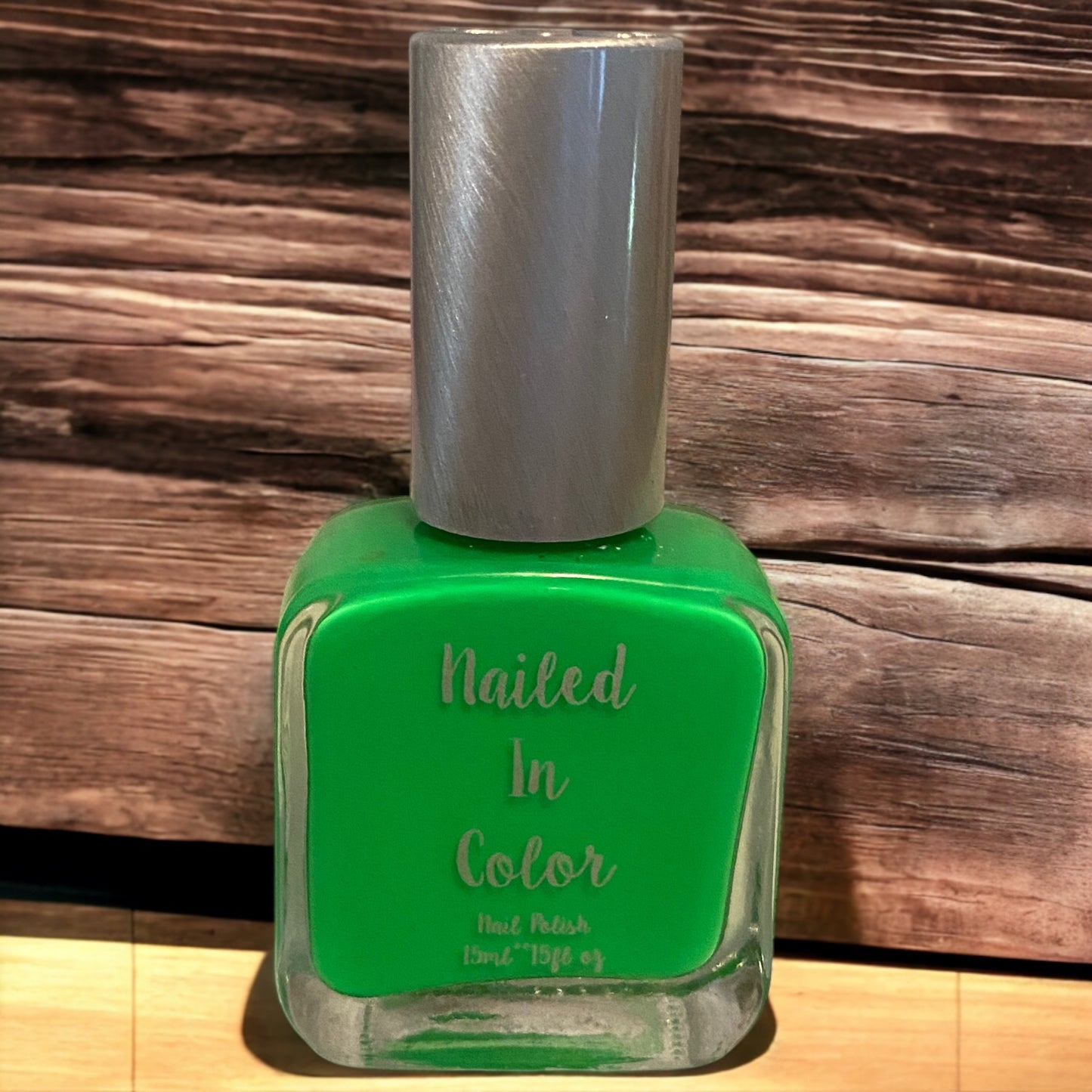 Jealousy- Florescent Green Nail Polish Neon Women's Teens Nail Color Deep Grass Green by NailedInColor