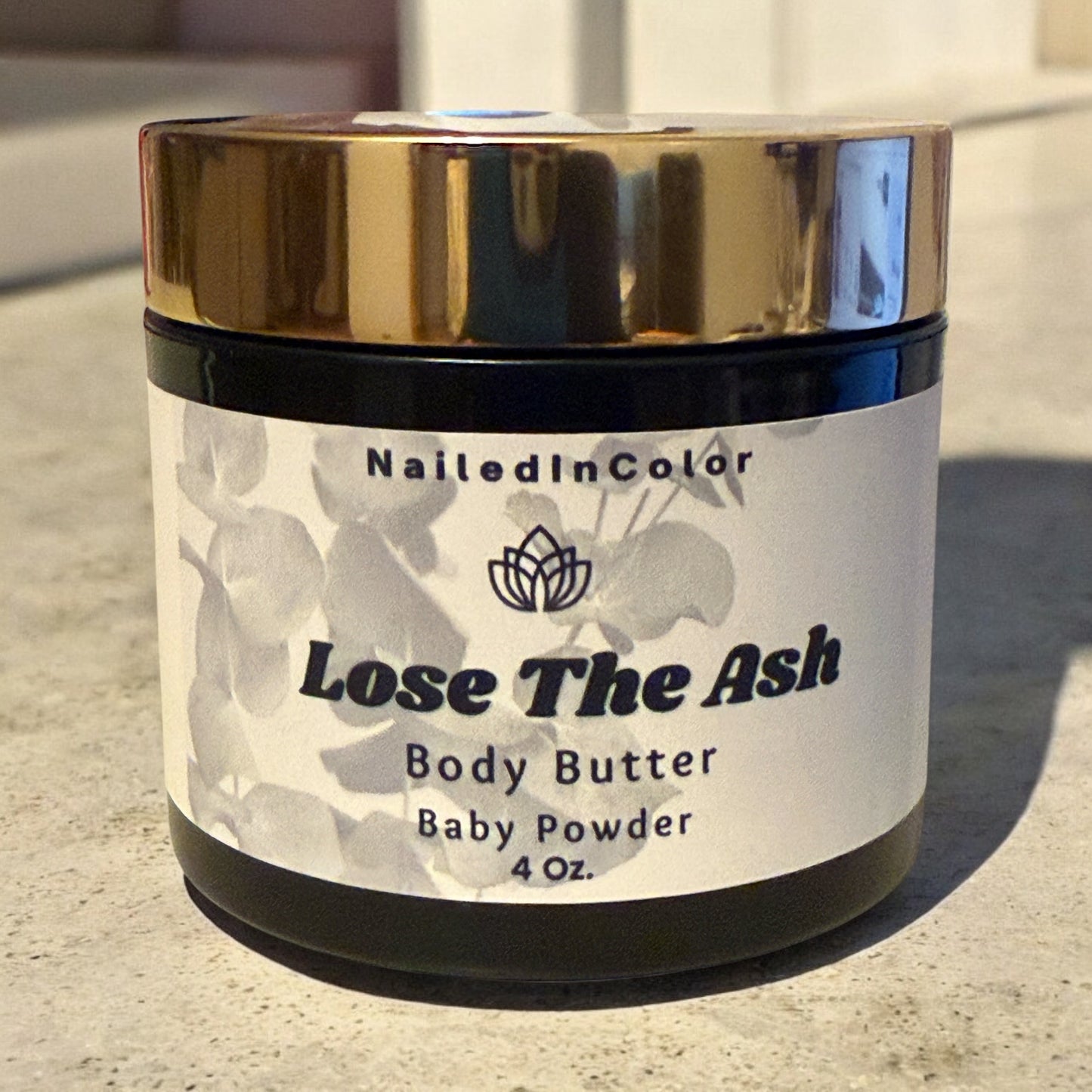 Lose The Ash Body Butter Baby Powder Scent Skin Saving Hydration Moisturizing Women's Healthy Skin Care by NailedInColor