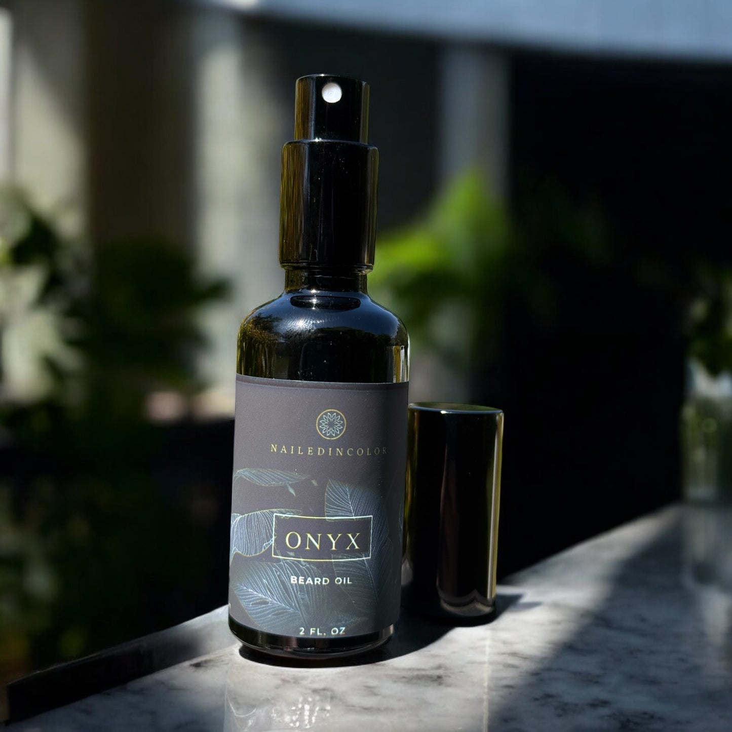 Onyx Beard Oil-Men's Grooming Experience Scented for Today's Man Moisturizing Skin Protection Toiletry by NailedInColor