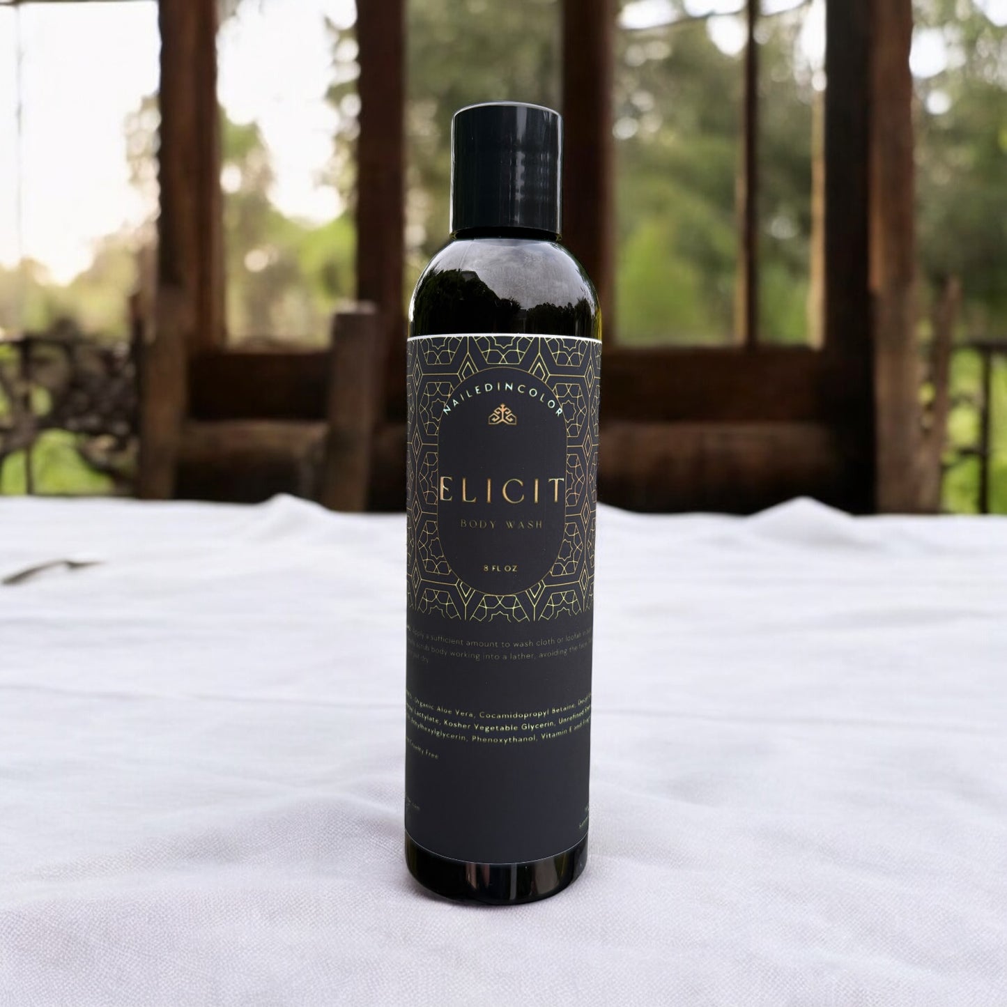 Elicit by NailedInColor- Men's Scented Body Wash Fresh Grooming Moisturizing Shower Gel