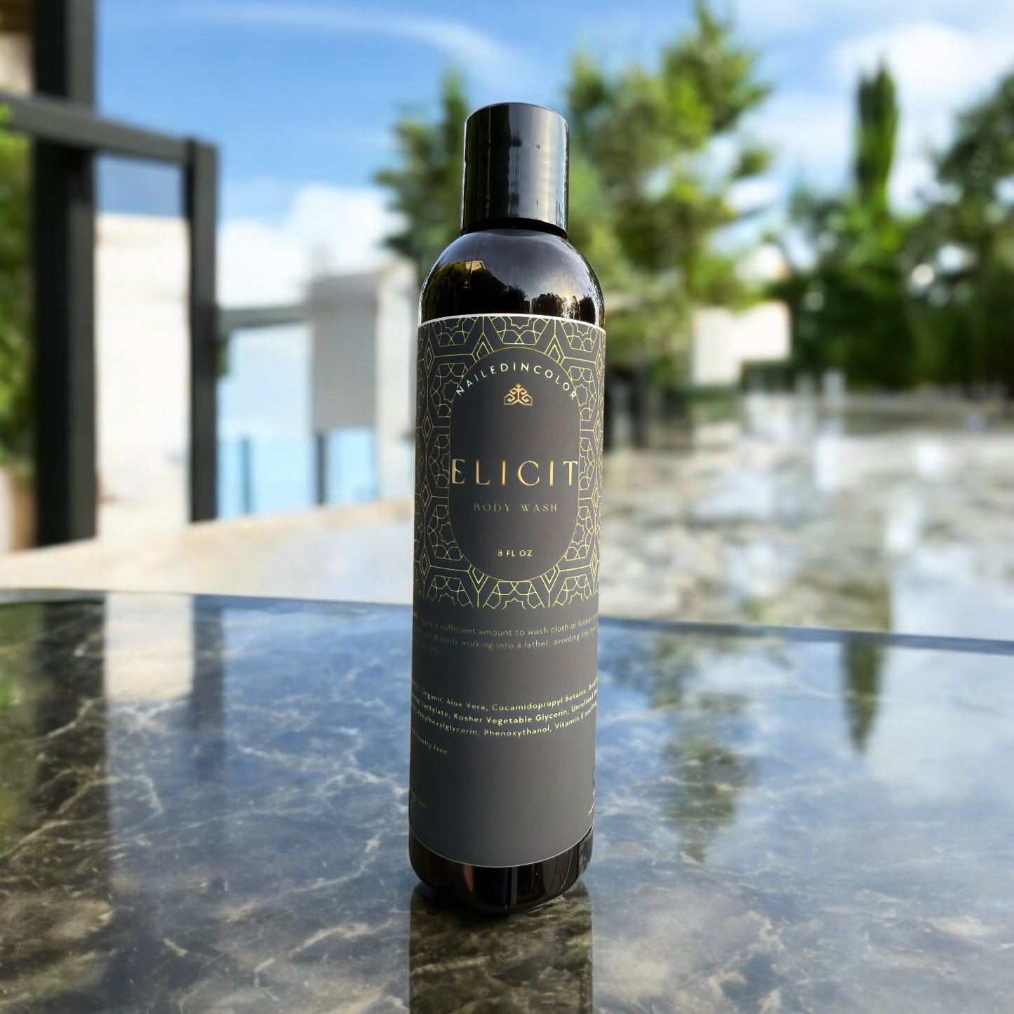 Elicit by NailedInColor- Men's Scented Body Wash Fresh Grooming Moisturizing Shower Gel
