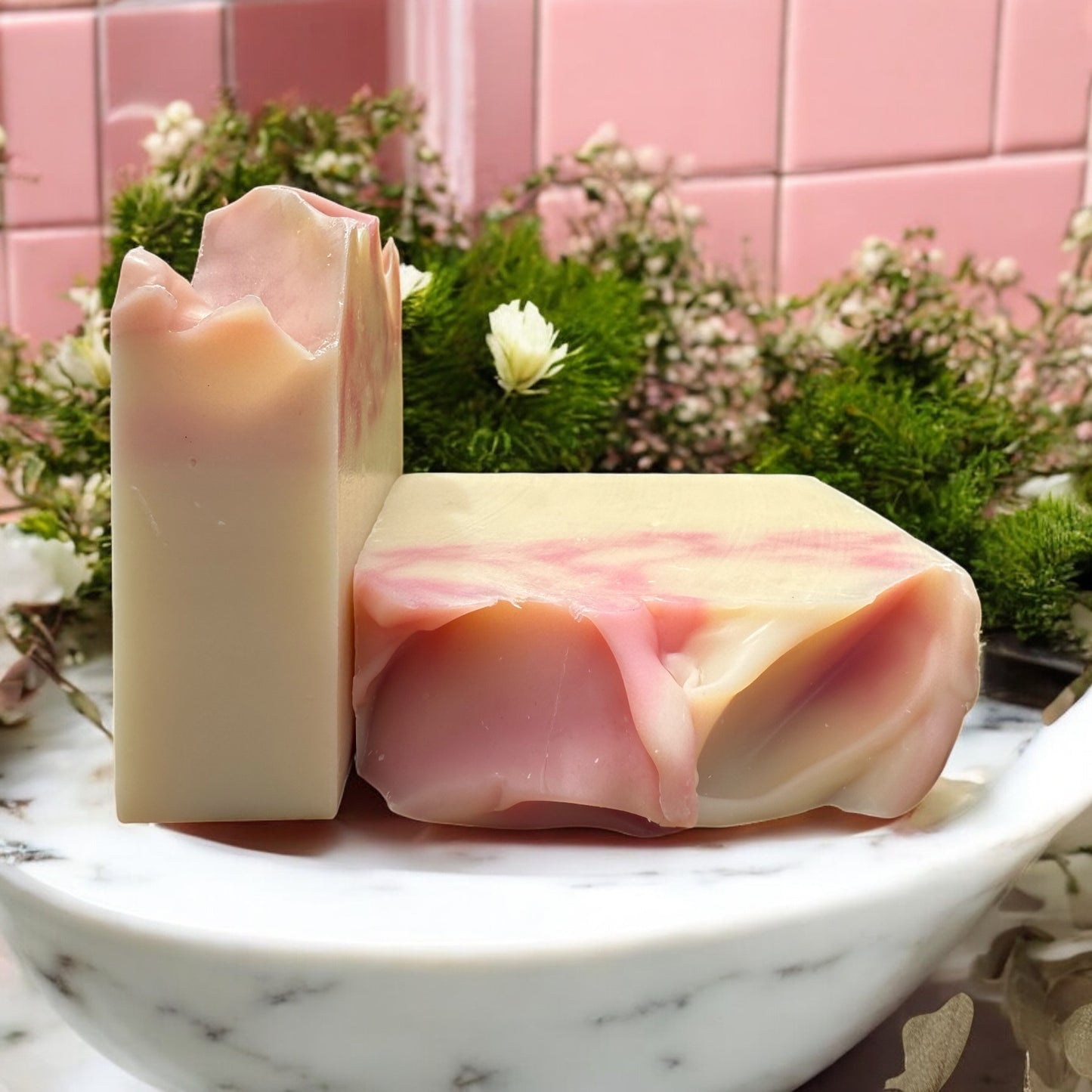 Luscious Magnolia Scented Bar Soap for Ladie's Teens Women Decorative Shower Soap Moisturizer by NailedInColor