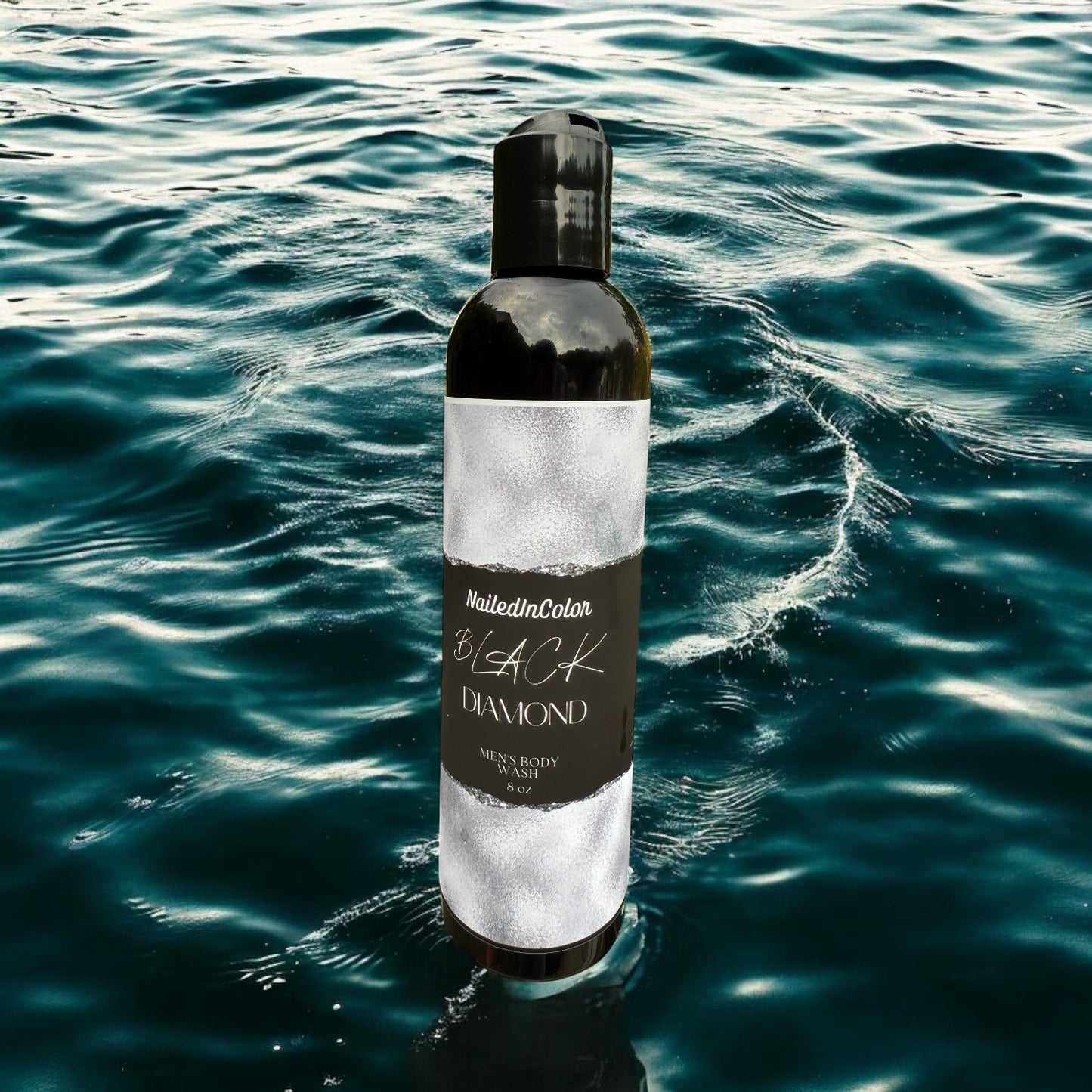 Black Diamond Body Wash for Men-Shower Gel-Lightly Scented-Moisturizer-Hydration-Cleanser by NailedInColor