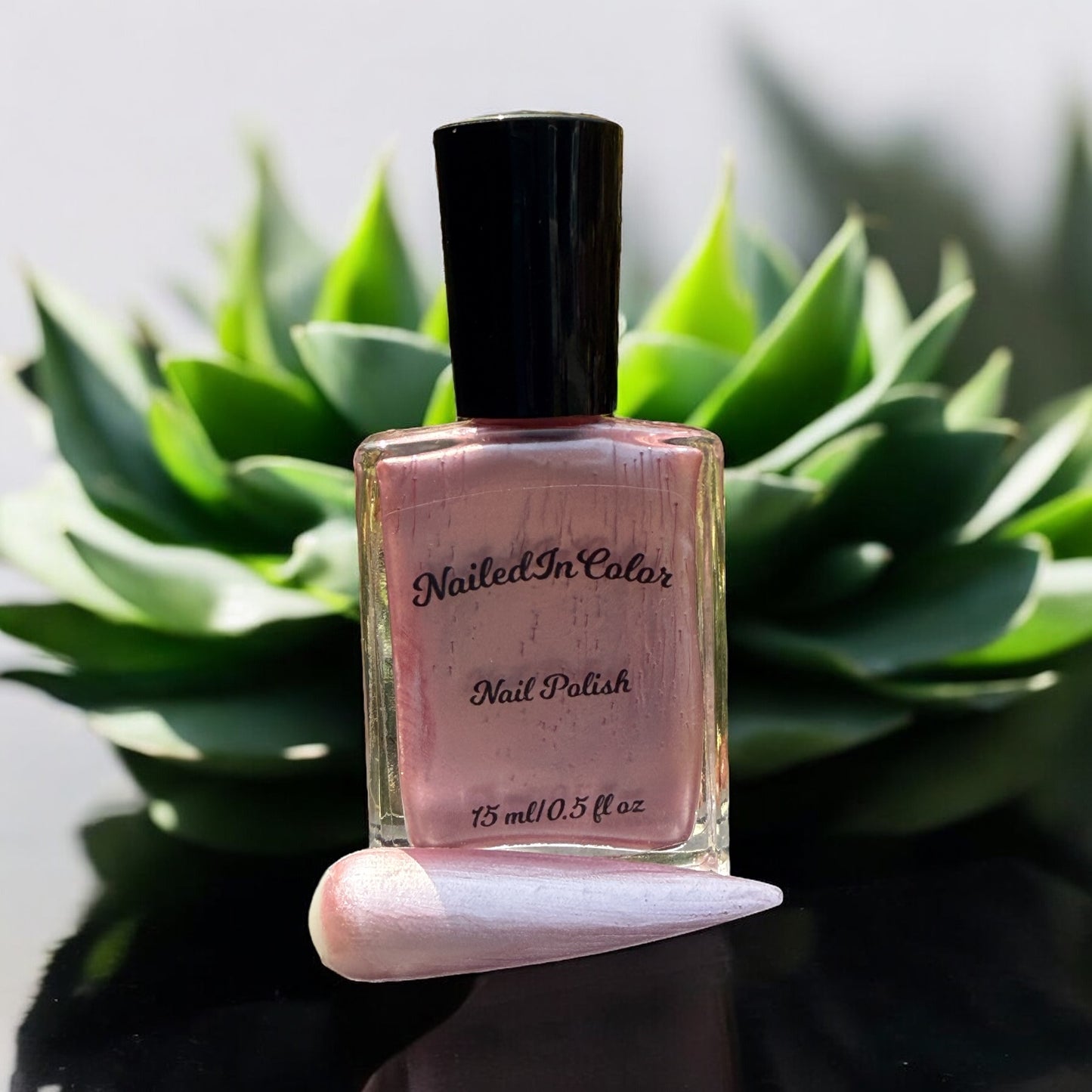 Shell Pink-Women's Nail Color-Semi Sheer-Ladie's Polish-Teens-Light Pink Nail Polish by NailedInColor