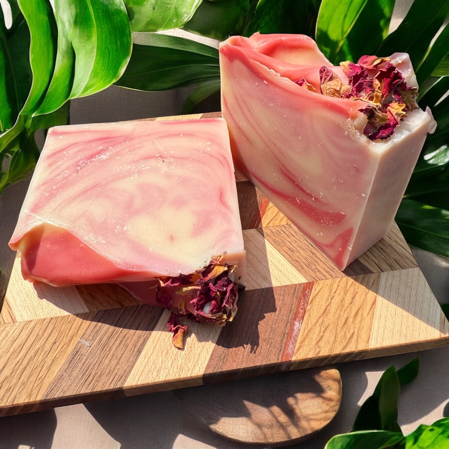 Delicate Rose-Lightly Scented Bar Soap-Moisturizing-Decorative-Women-Teens-Bath Bar-Shower Soap by NailedInColor