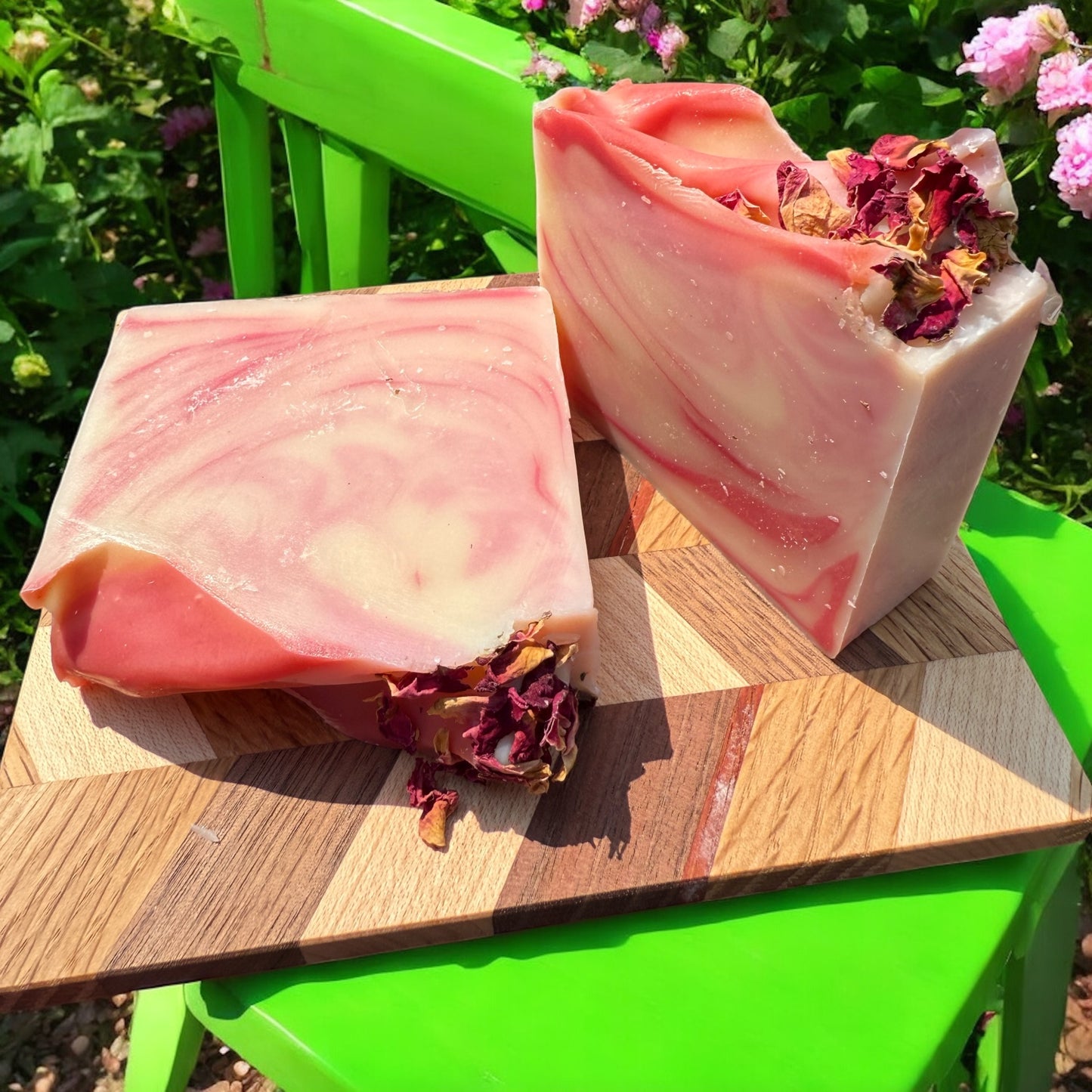 Delicate Rose-Lightly Scented Bar Soap-Moisturizing-Decorative-Women-Teens-Bath Bar-Shower Soap by NailedInColor