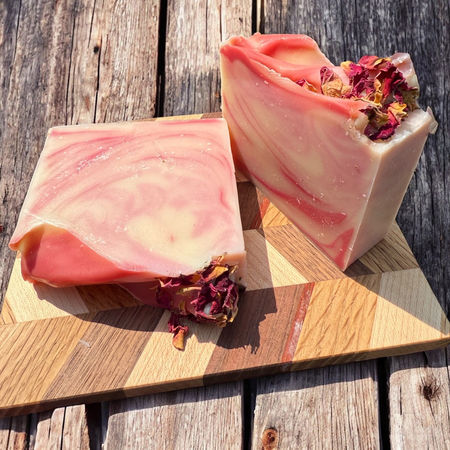 Delicate Rose-Lightly Scented Bar Soap-Moisturizing-Decorative-Women-Teens-Bath Bar-Shower Soap by NailedInColor