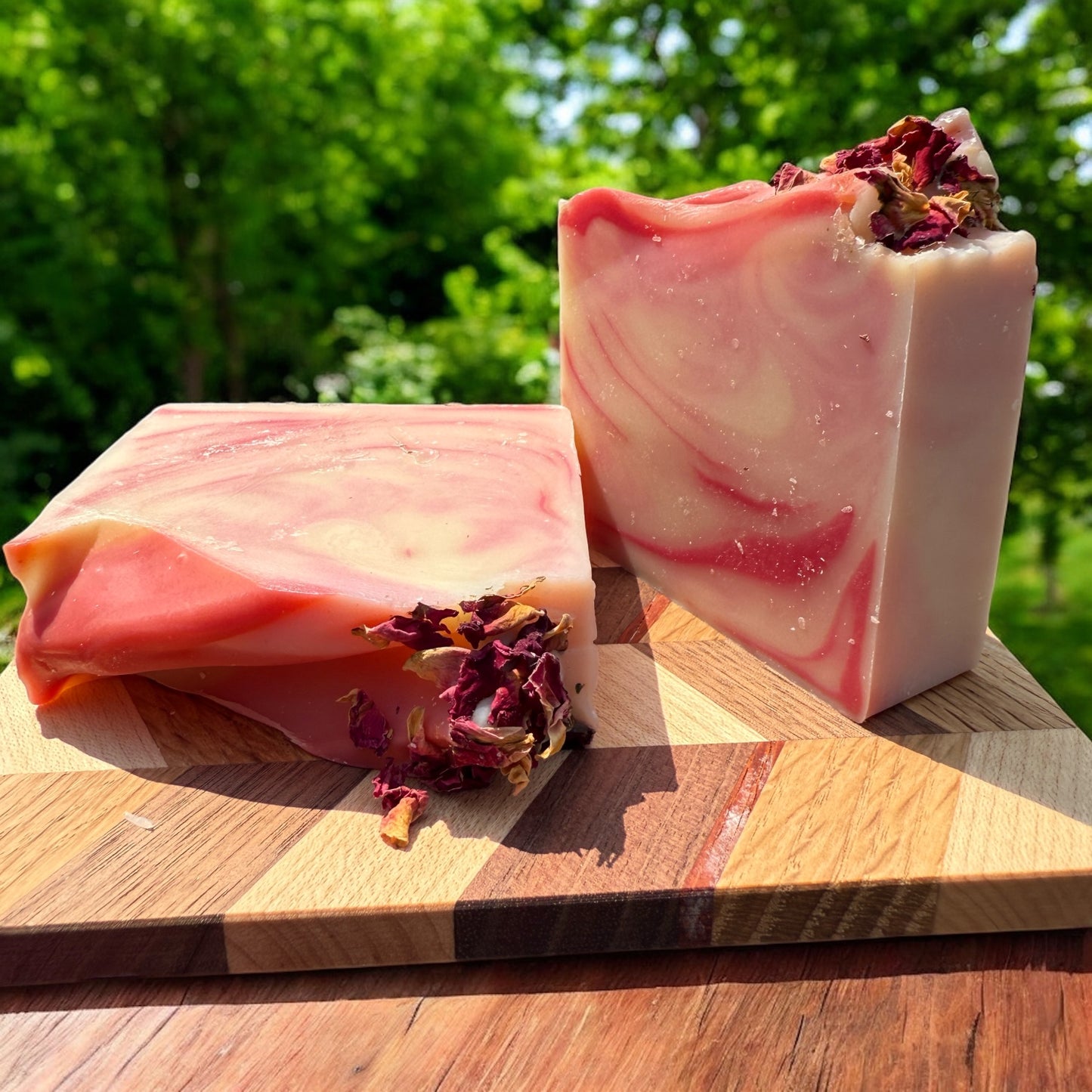 Delicate Rose-Lightly Scented Bar Soap-Moisturizing-Decorative-Women-Teens-Bath Bar-Shower Soap by NailedInColor