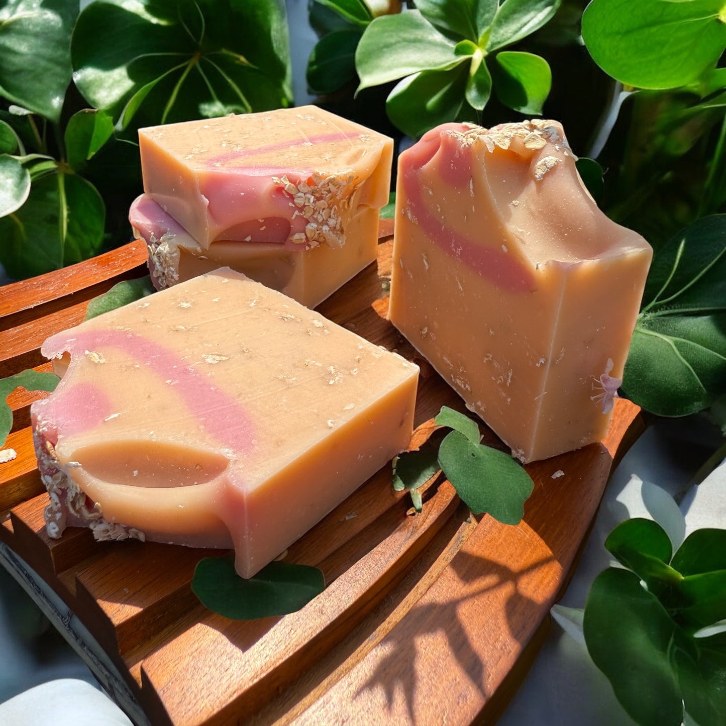 Orange Oatmeal Scented Soap- Bath Bar-Shower Soap-Women's-Teens-Deliciously Scented Body Cleanser by NailedInColor
