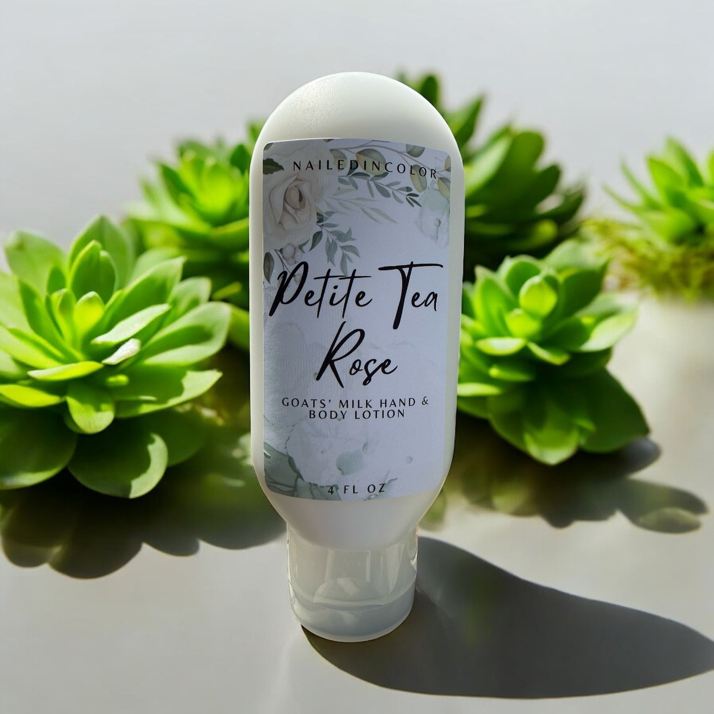 Petite Tea Rose Goats' Milk Lotion Floral Moisture for Soft, Radiant Skin