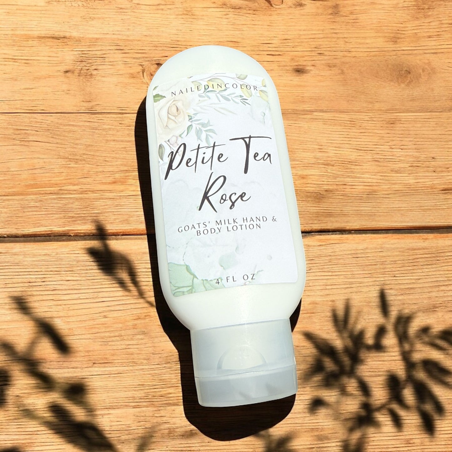 Petite Tea Rose Goats' Milk Lotion Floral Moisture for Soft, Radiant Skin
