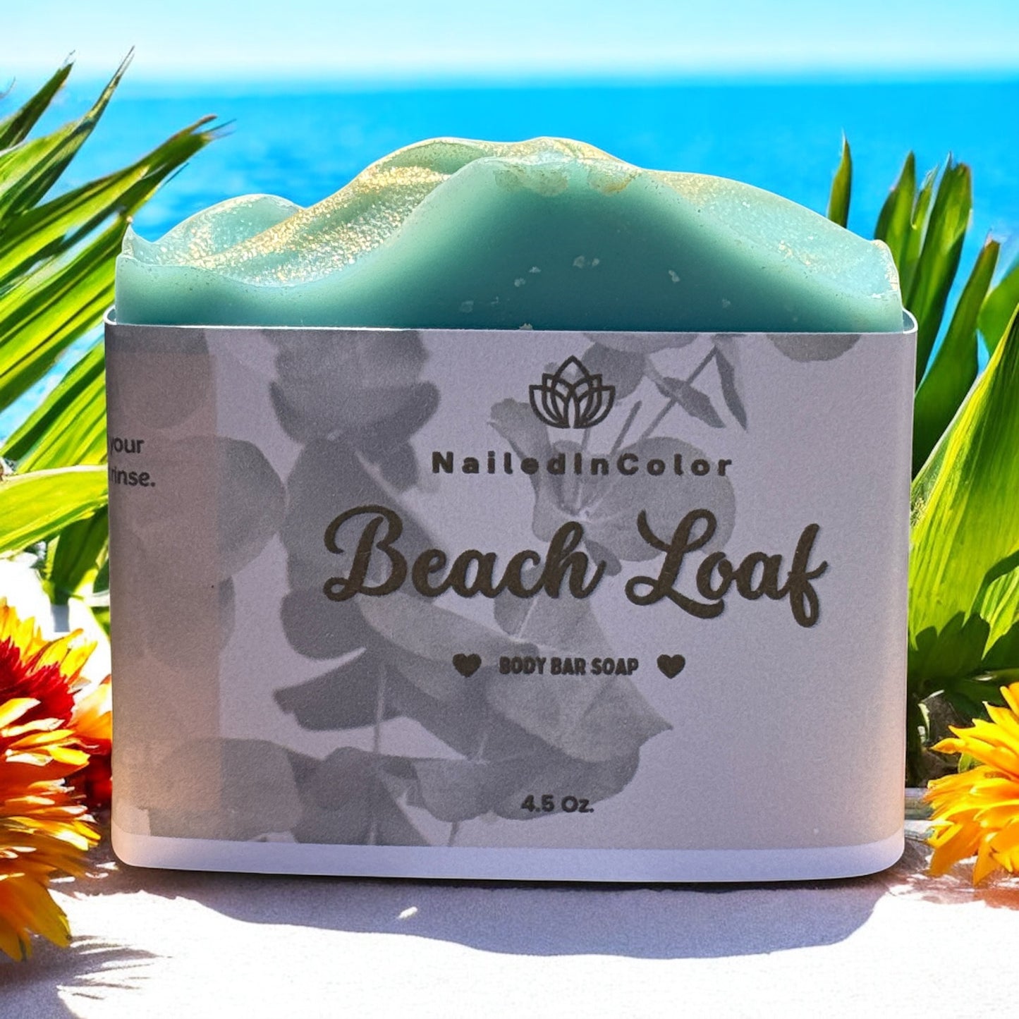 Beach Loaf Scented Bar Soap, Bath Soap, Women, Teens, Men, Fragrance, Clean 4.5 oz Bar