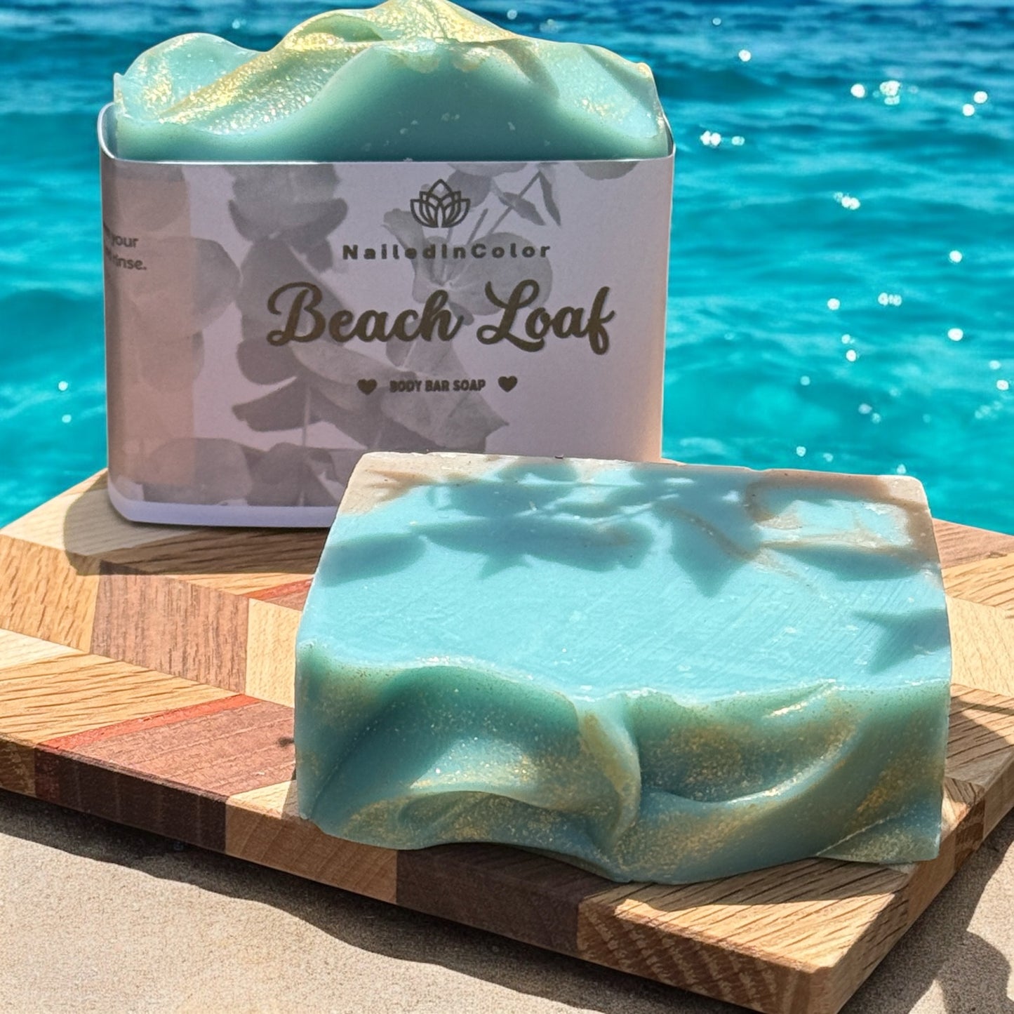 Beach Loaf Scented Bar Soap, Bath Soap, Women, Teens, Men, Fragrance, Clean 4.5 oz Bar