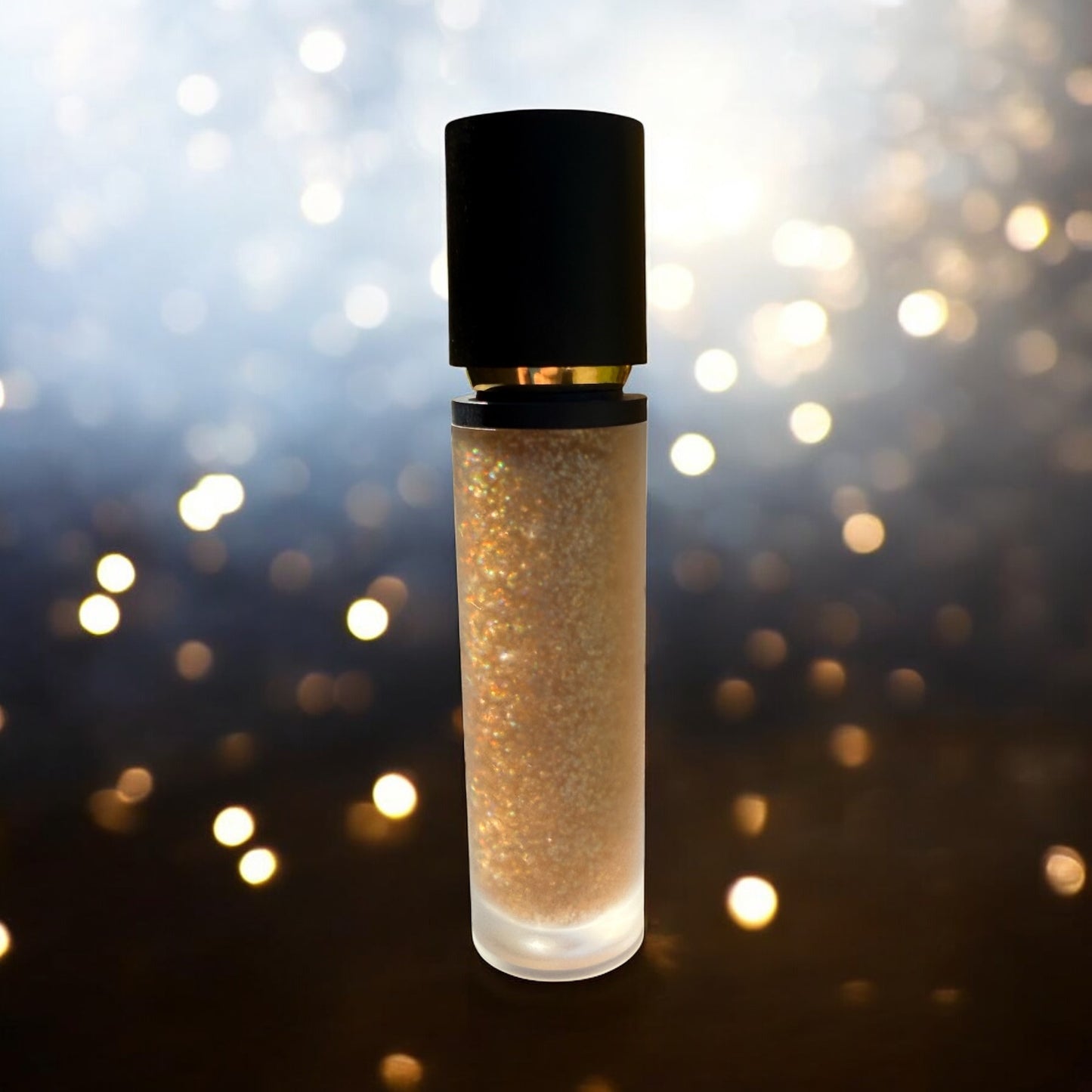 CinnaShine Lip Gloss with Gold Glitter for Women, Teens, Moisturize, Shine, Scent, Flavor