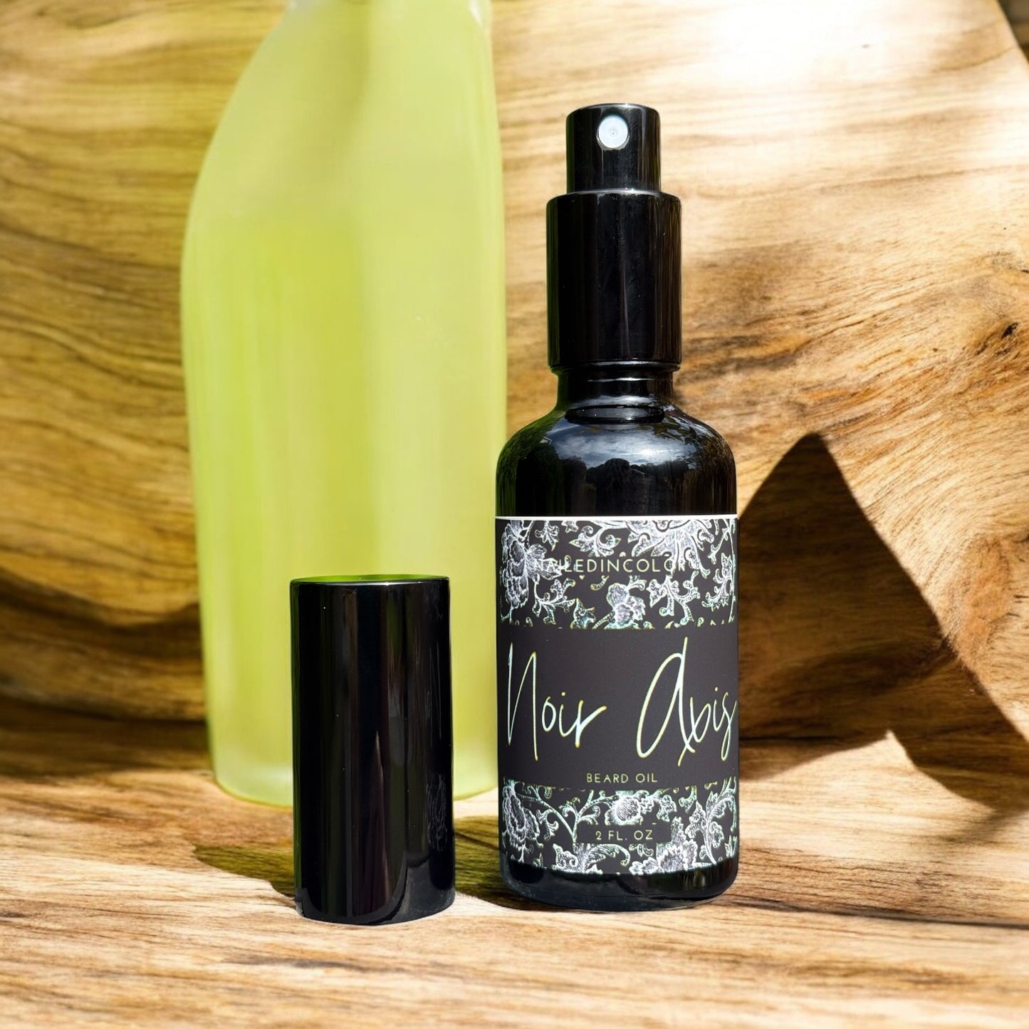 Noir Axis by NailedInColor, Scented Beard Oil for Men, Skin Protection, Moisturizing, Grooming, 2 Fl oz, Men's Toiletry