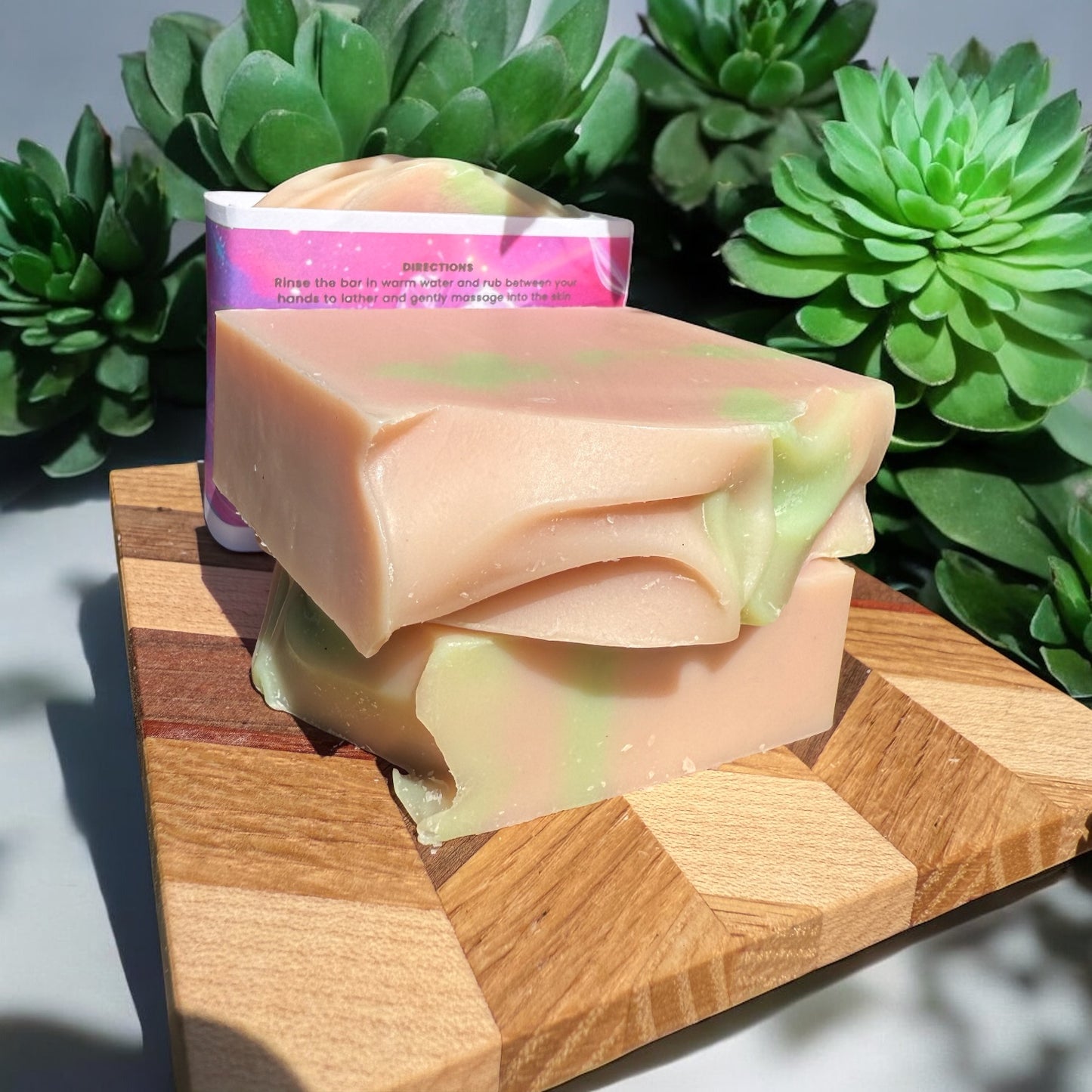 Cherry Blush Bar Soap, Moisturized, Bath, Shower, Cleanser, 4.3 oz Bathroom Decor