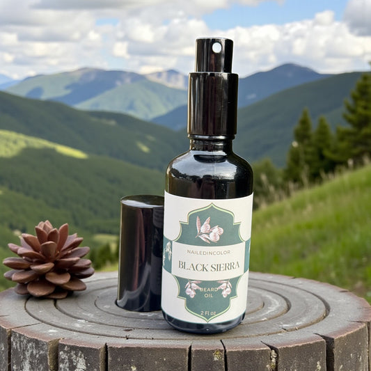Black Sierra Skin Care Beard Oil for Men, Scented, Grooming, Beard Management, 2 Fl oz by NailedInColor