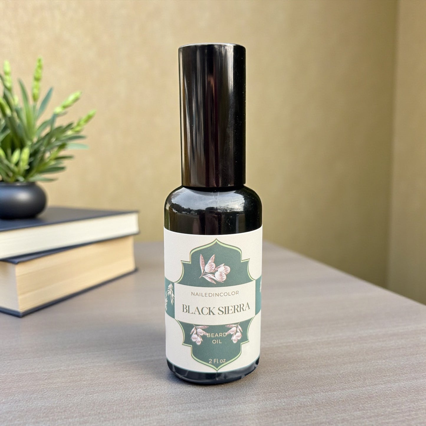 Black Sierra Skin Care Beard Oil for Men, Scented, Grooming, Beard Management, 2 Fl oz by NailedInColor