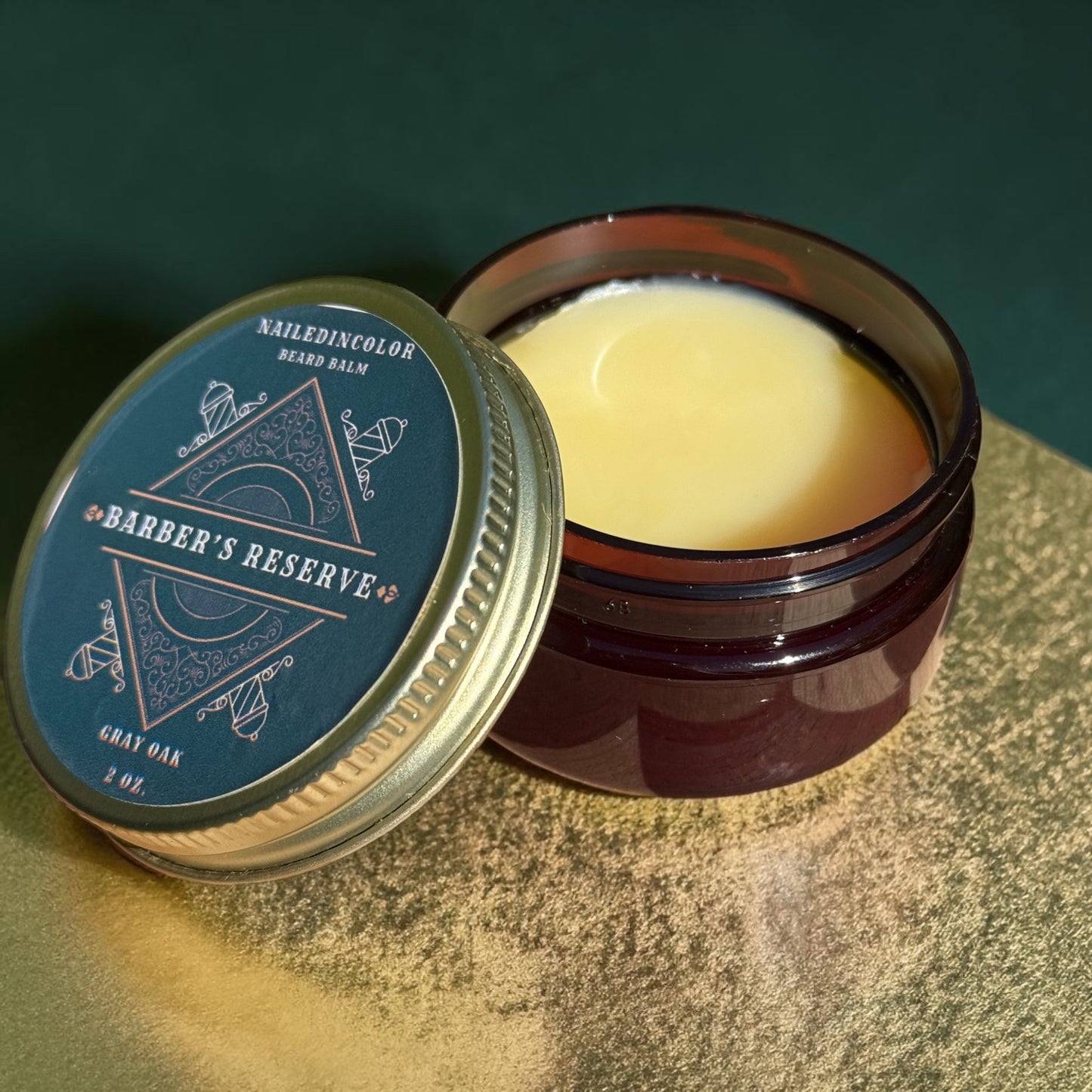 Barber's Reserve Beard Balm-Gray Oak-Scented Moisturizer for Beard and Skin-2 oz by NailedInColor